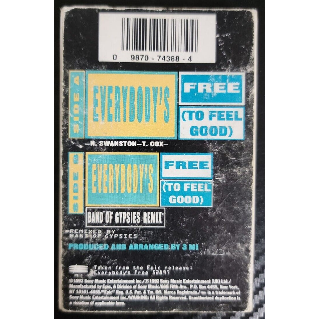 Everybody's Free [Cassette Single] [Single] by David Anthony/Rozalla/Global...