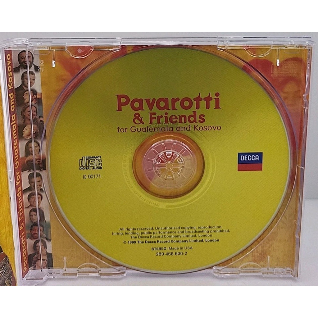 For Guatemala & Kosovo by Luciano Pavarotti (CD, 1999)