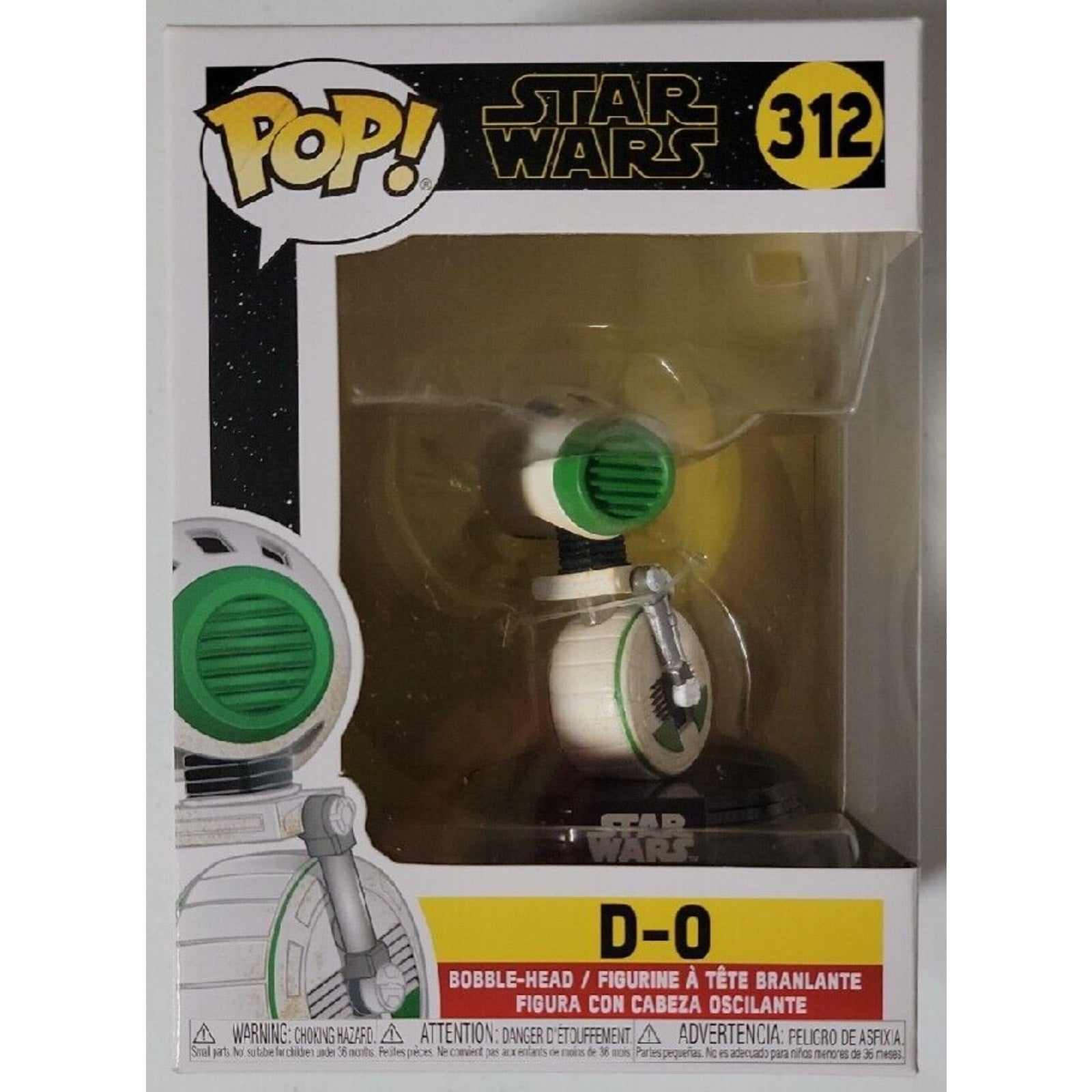 Funko Pop Star Wars D-0 Bobble-Head #312 Vinyl Figure