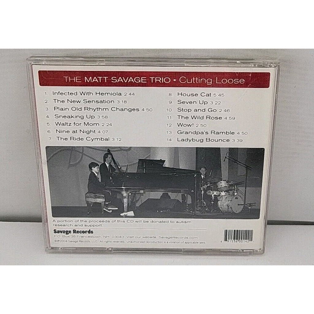 Cutting Loose by Matt Savage (CD, 2006)