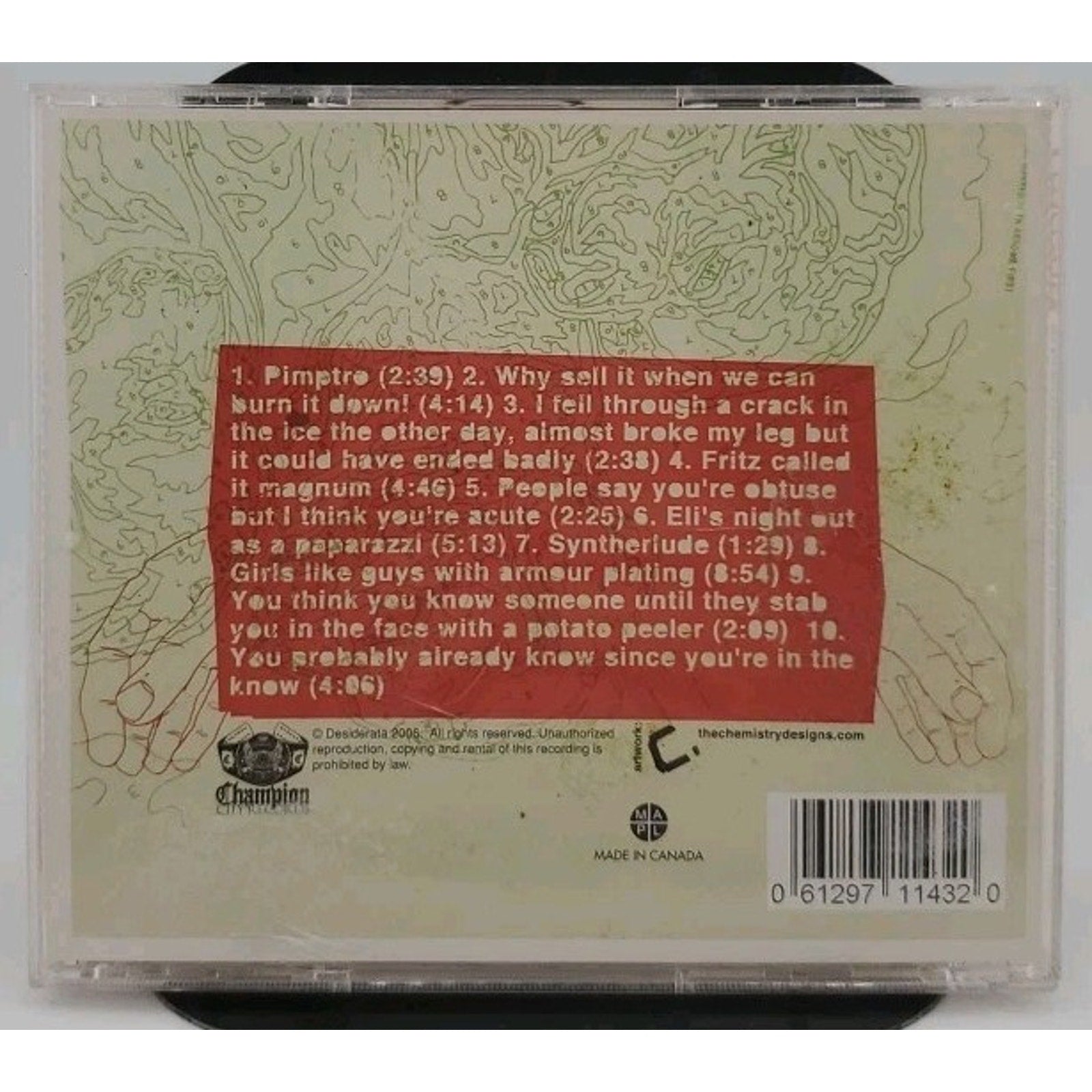 We Are Not Convinced There Has Been Any Improvement CD - Desiderata
