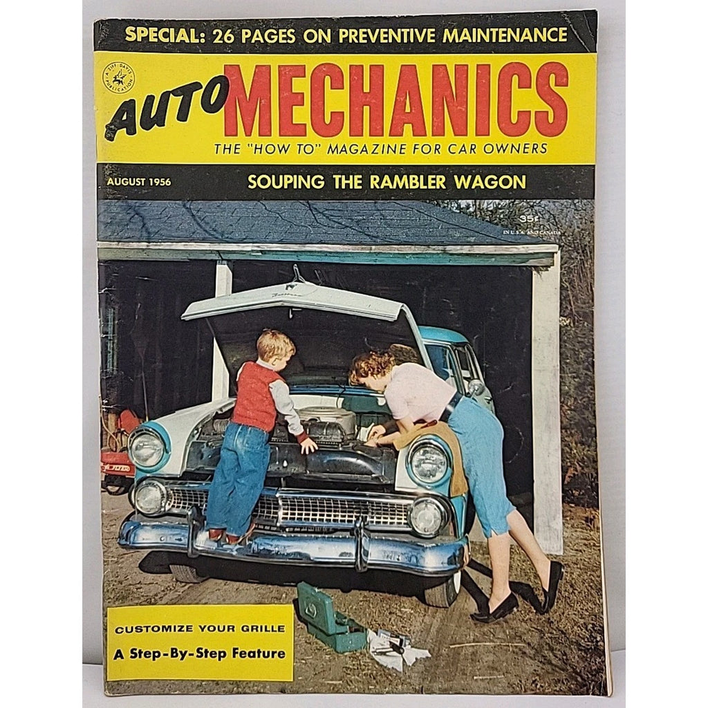 Auto Mechanics Magazine August 1956