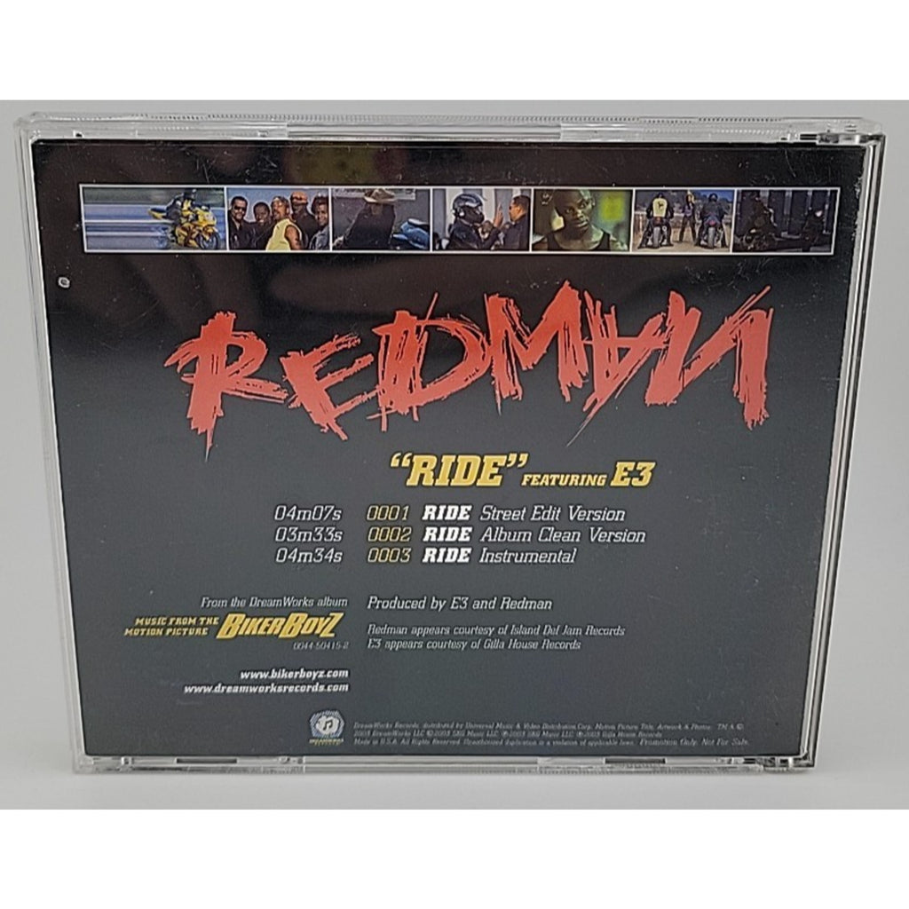 Redman Featuring E3 Ride Single (CD)