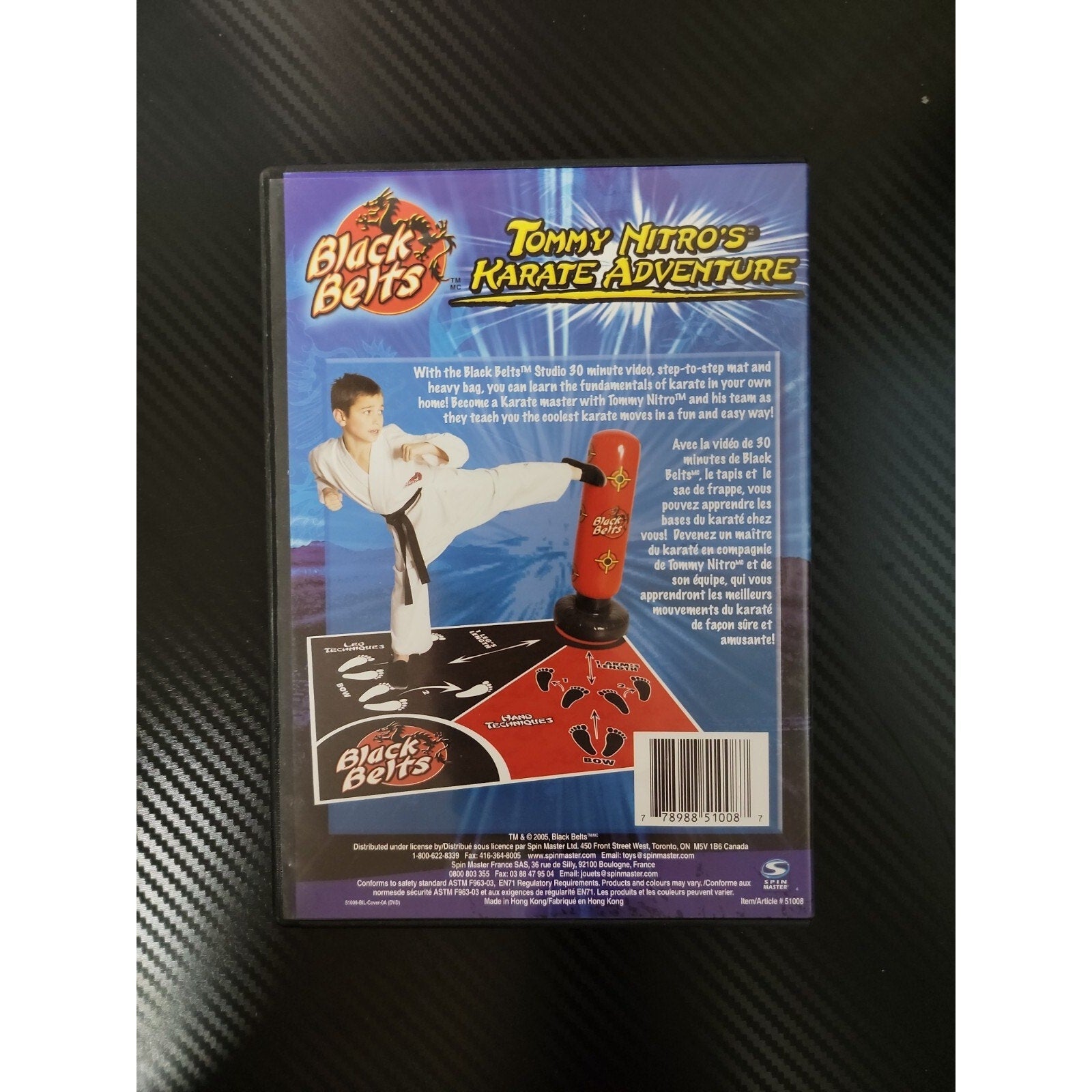 Black Belts Tommy Nitro's Karate Adventure (DVD,2005)