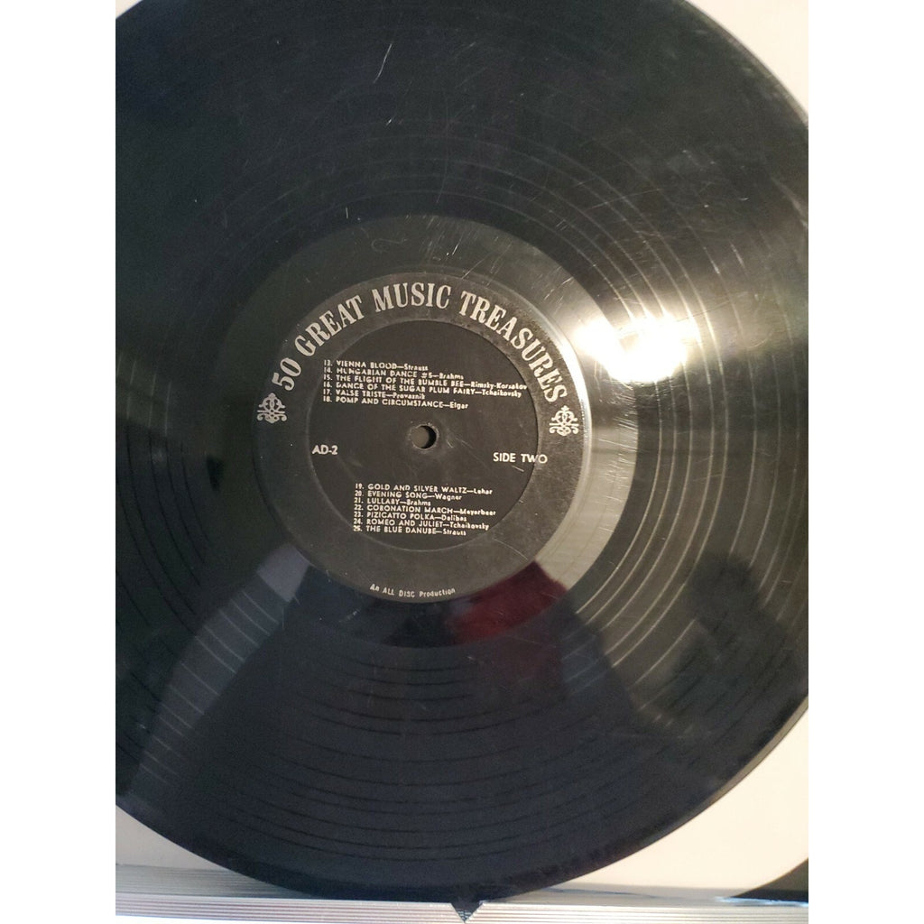 50 Great Music Treasures (1962) - Vinyl LP Album Record 2 missing 1st record