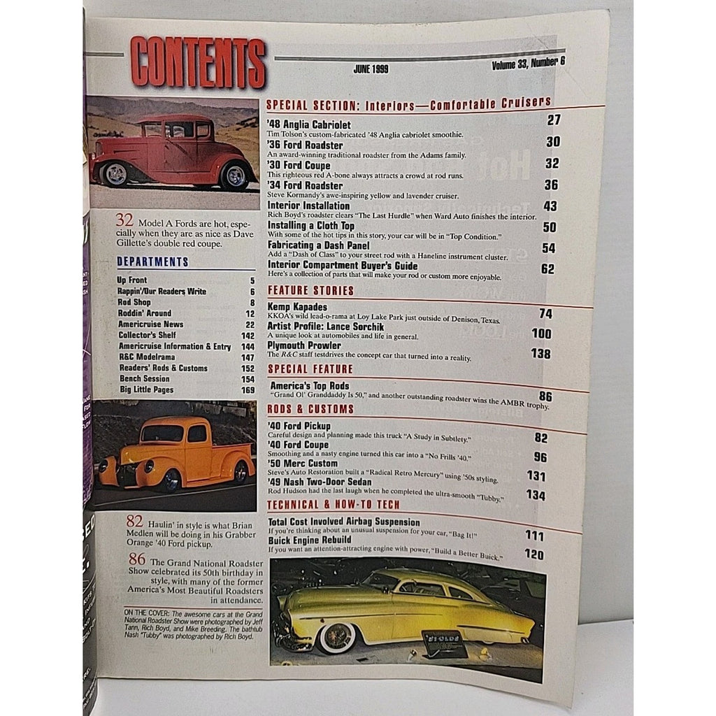 Rod & Custom Magazine - June 1999 - Volume 33 Number 6