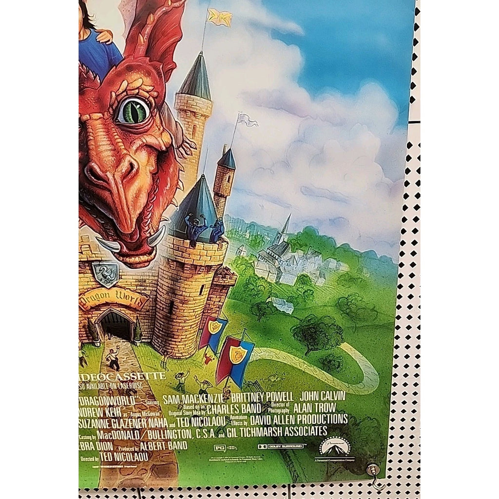 1994 Dragonworld Movie Poster 27x40