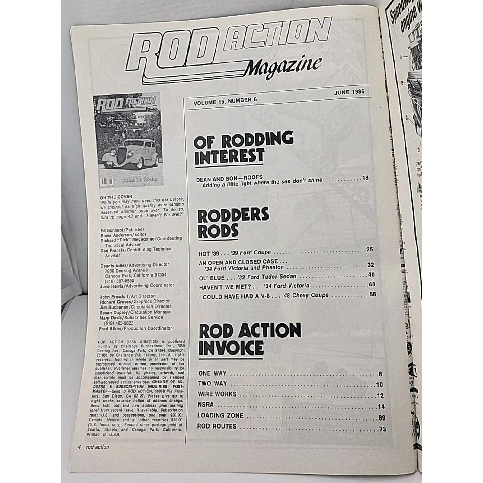 Rod Action Magazine - June 1986 - Vol. 15 No. 6