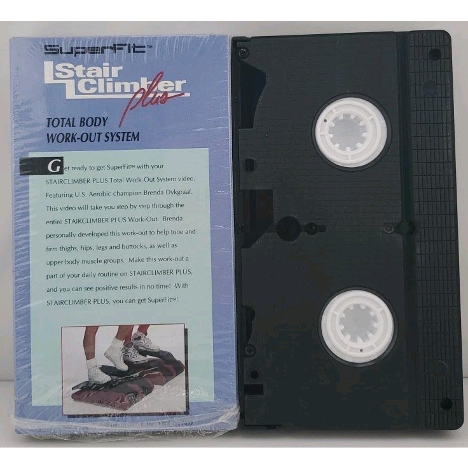 Stair Climber Plus Total Body Workout VHS 1992 Bruce Jenner