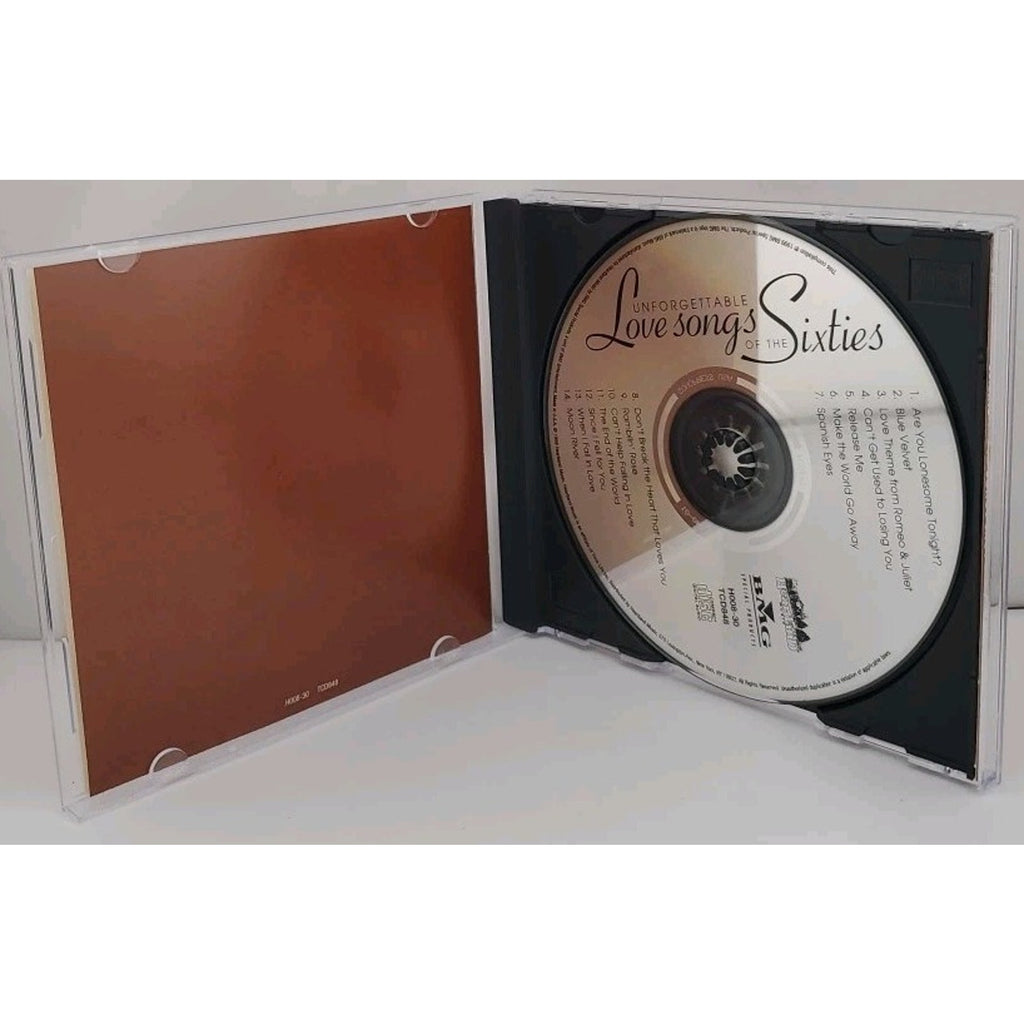 Unforgettable Love Songs Of The Sixties (CD, 1999) 60s, Elvis, Bobby Vinton
