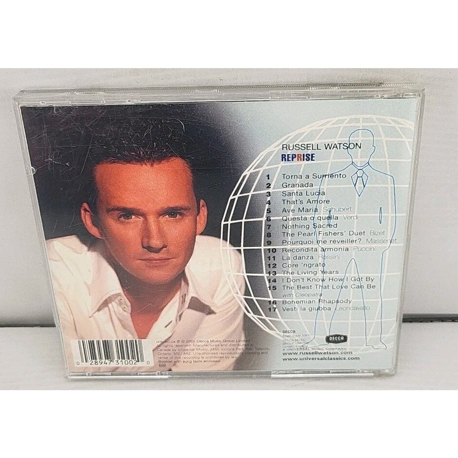 Reprise by Russell Watson (CD, 2002)