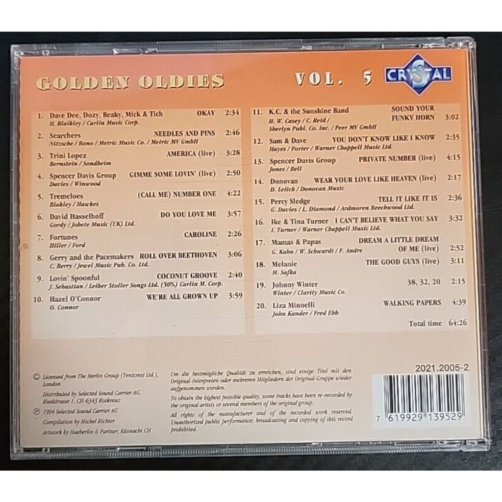 Golden Oldies Vol. 5 (CD)
