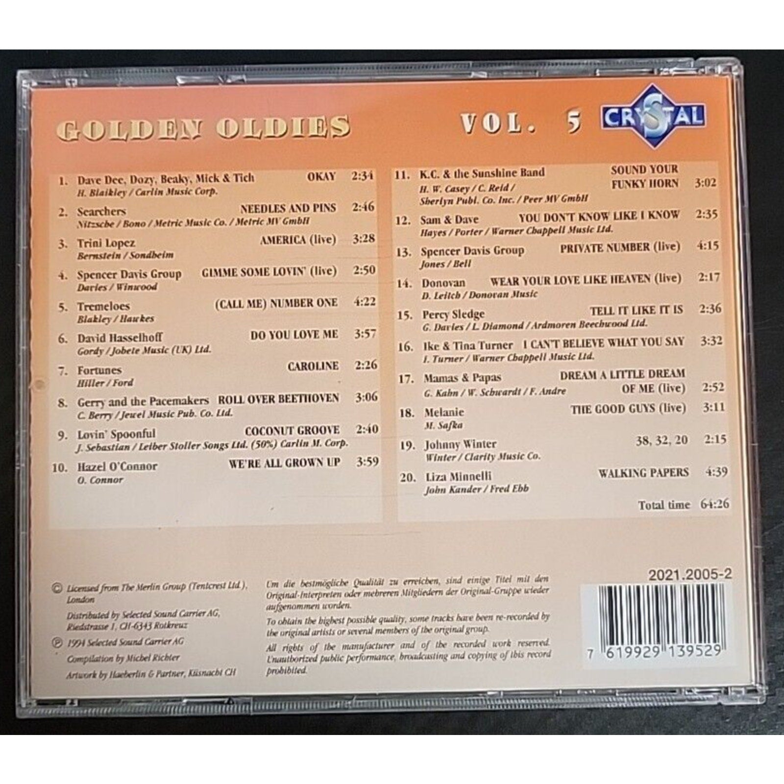 Golden Oldies Vol. 5 (CD)