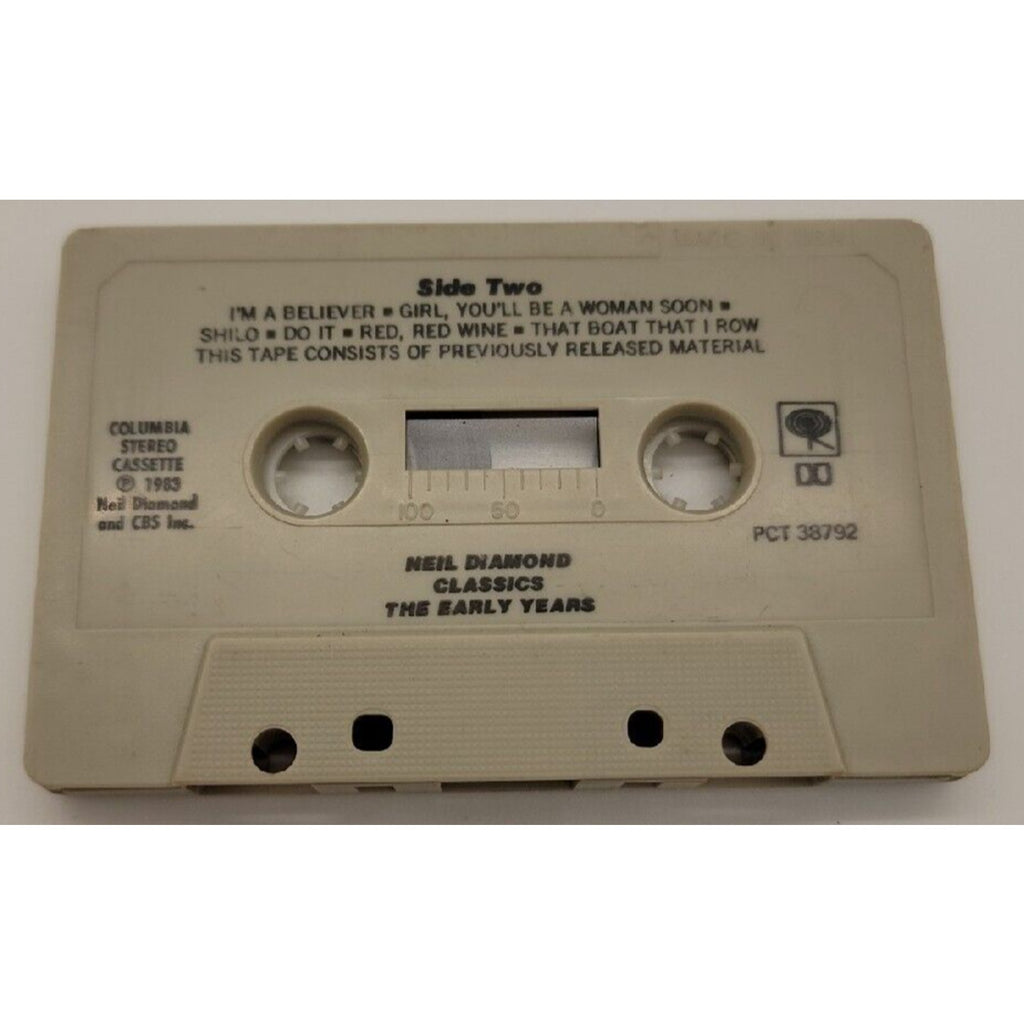 Neil Diamond Classics The Early Years (Cassette)