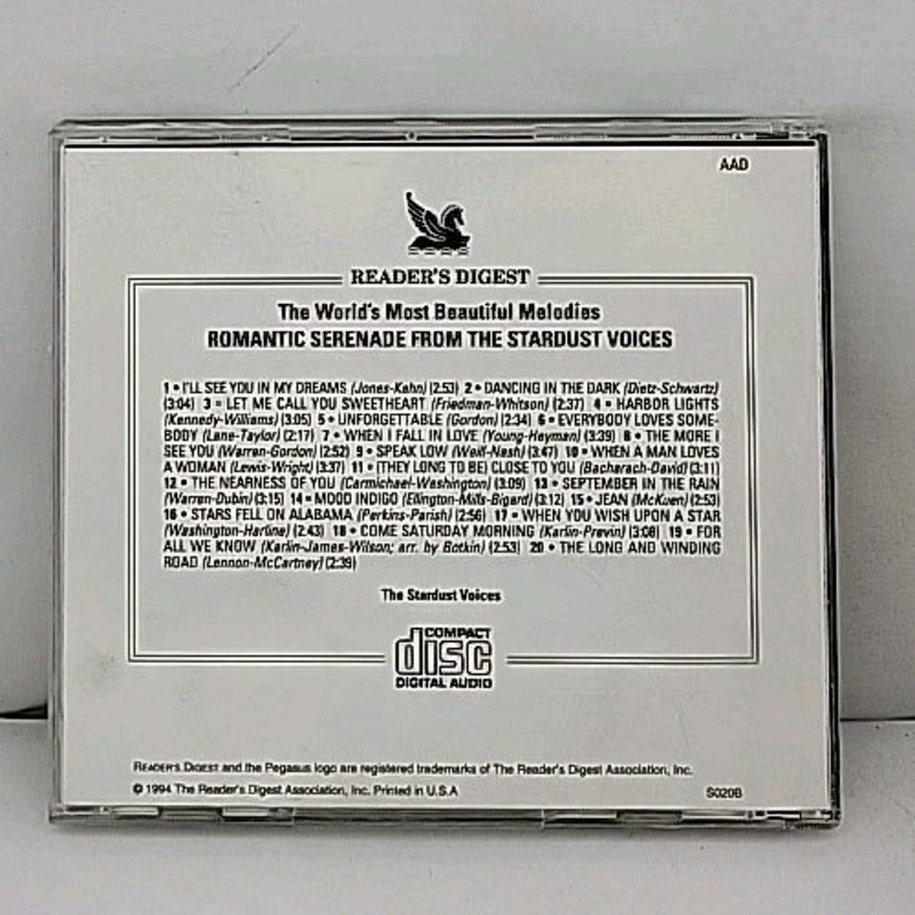 Romantic Serenade From The Stardust Voices, Reader's Digest, S020B, USA 1994 CD