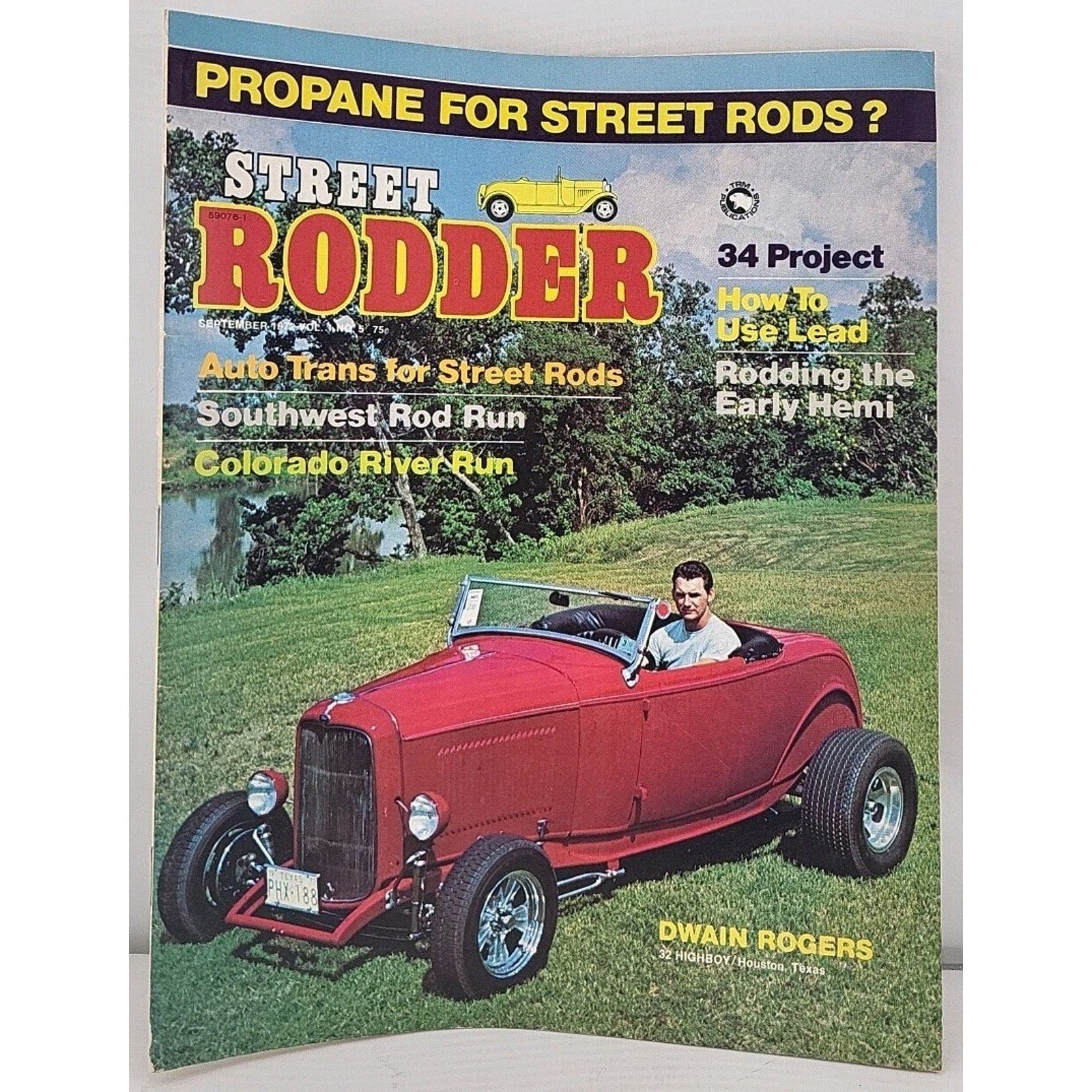 Street Rodder Magazine September 1972 Vol. 1 No. 5
