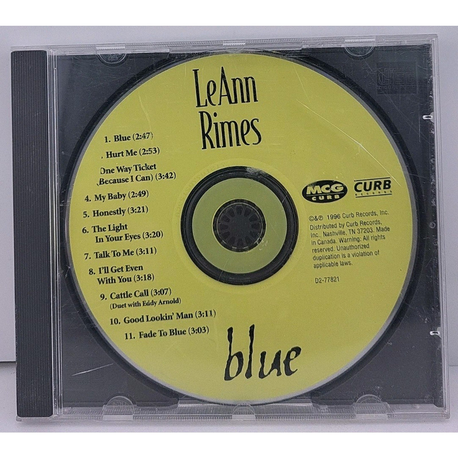 Blue by Rimes, Leann (CD, 1996)
