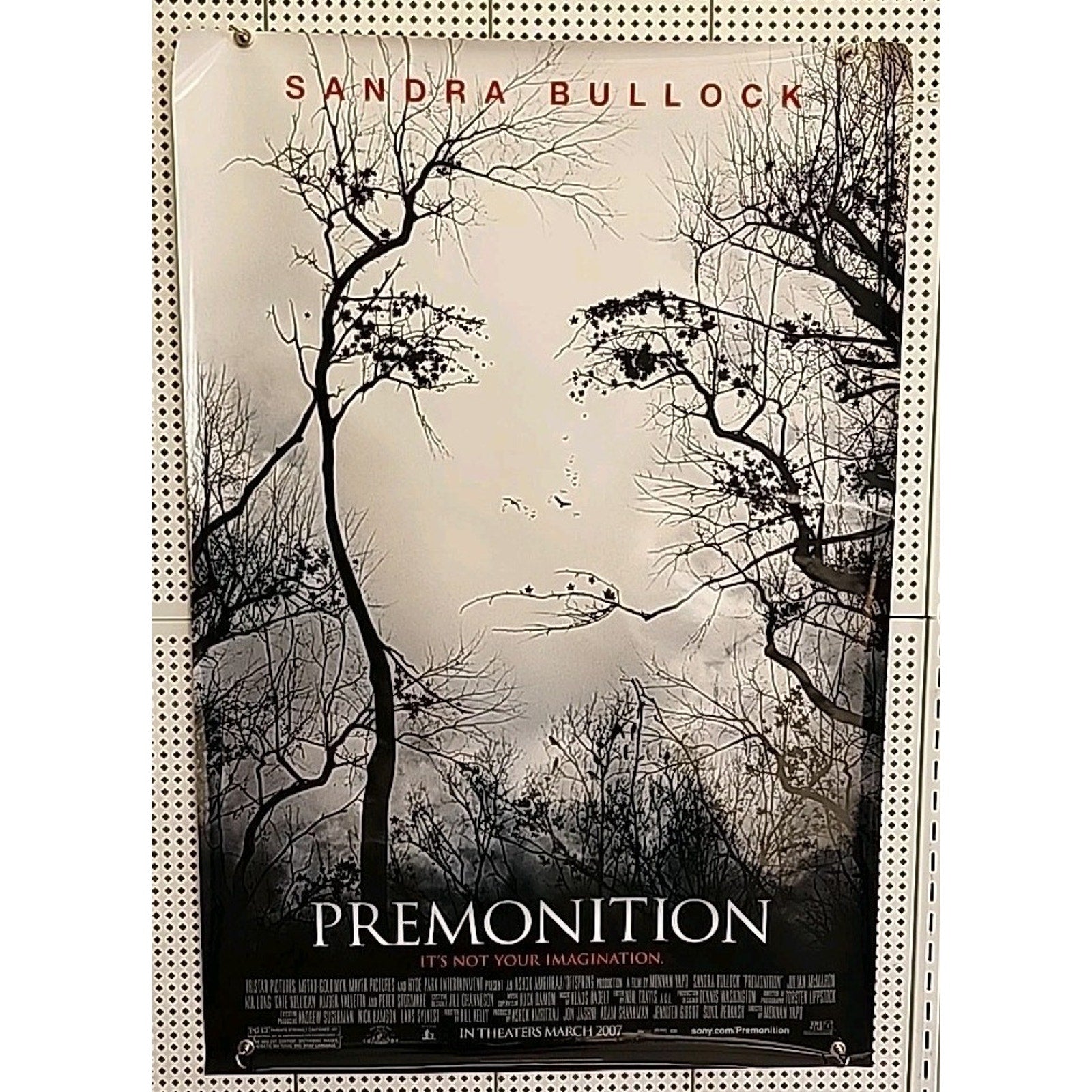 2007 Premonition Original One Sheet Rolled Double Sided Movie Poster 27X40