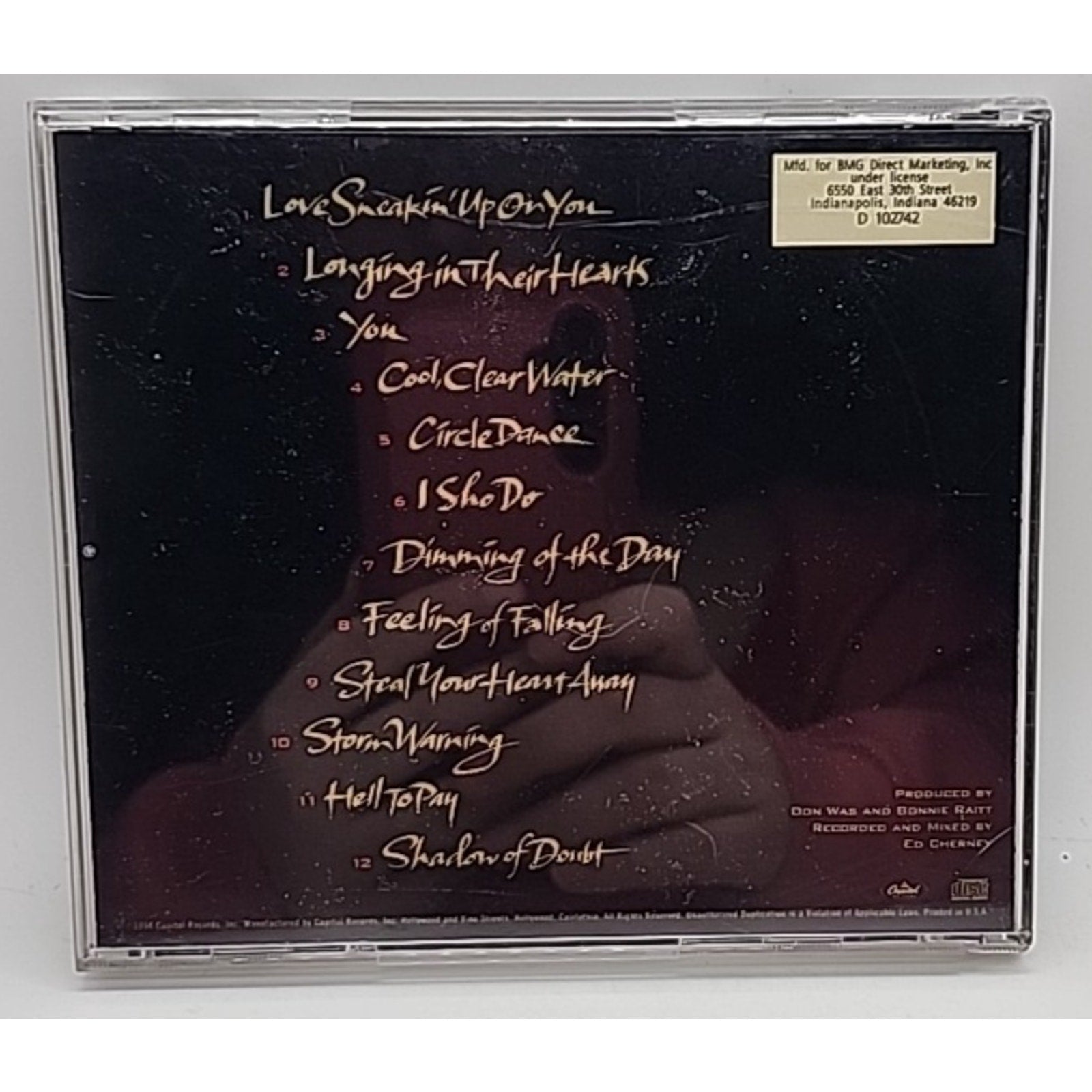 Longing in Their Hearts by Bonnie Raitt (CD, 1994, Capitol Records)