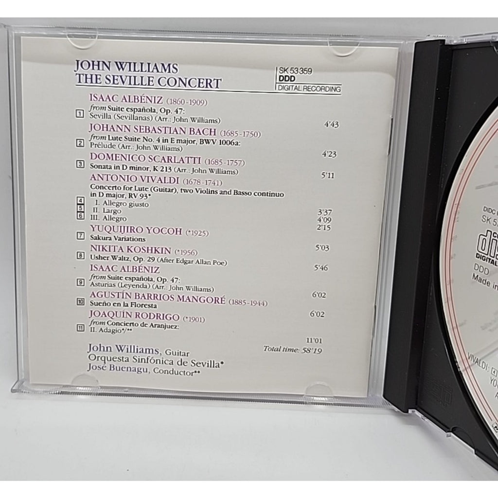 Seville Concert by John Williams (CD, 1994)