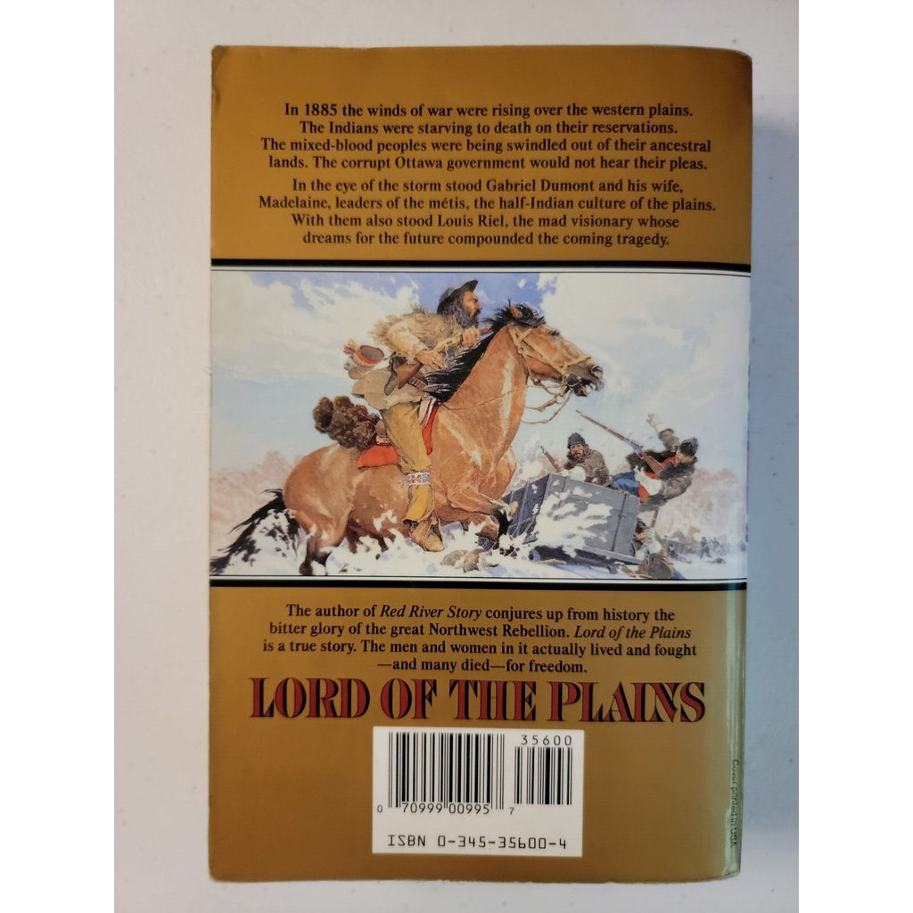 Lord of the Plains by Alfred Silver (1990, Trade Paperback)