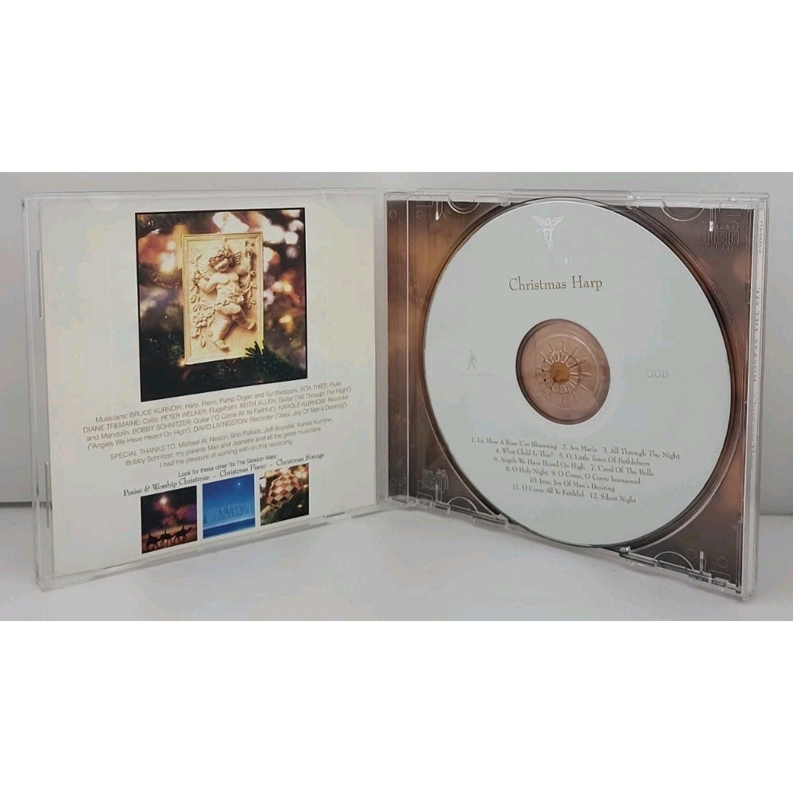 'Tis the Season - Christmas Harp ~ Bruce Kurnow; Rita Thies; Diane Tremaine (CD)