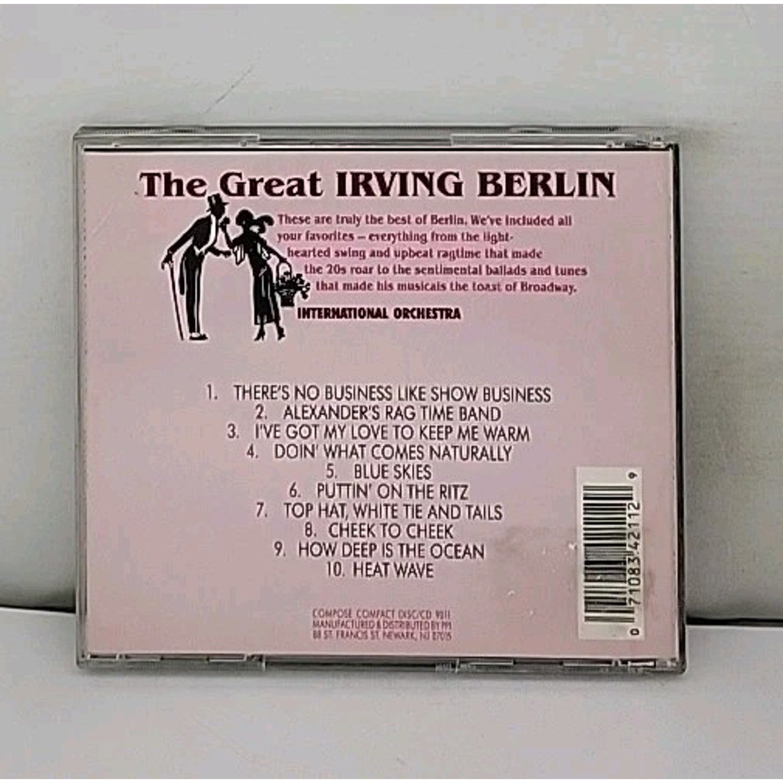 The Great Irving Berlin by Irving Berlin (CD, 1988, Compose Records)