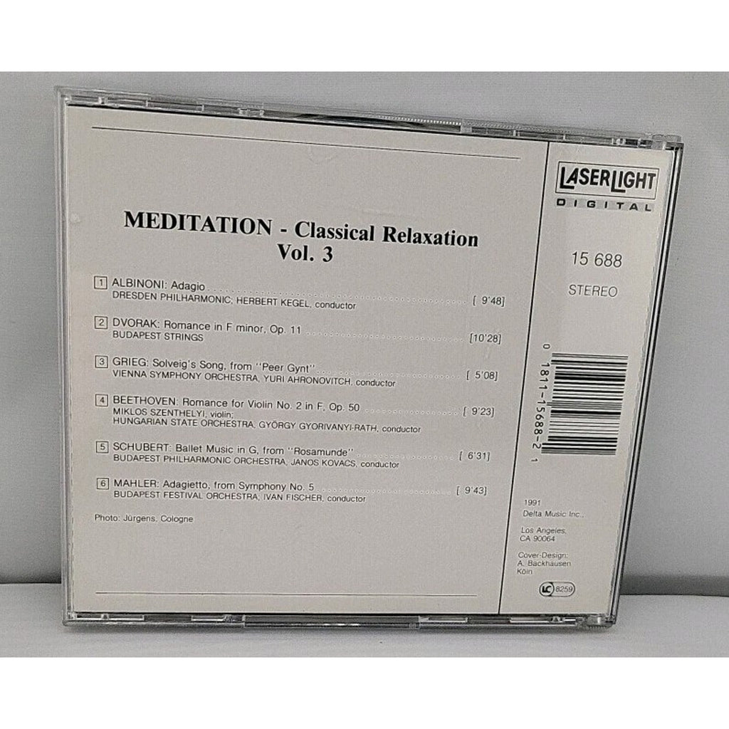 Vol. 3-Classical Relaxation by Meditation (CD, 1991)