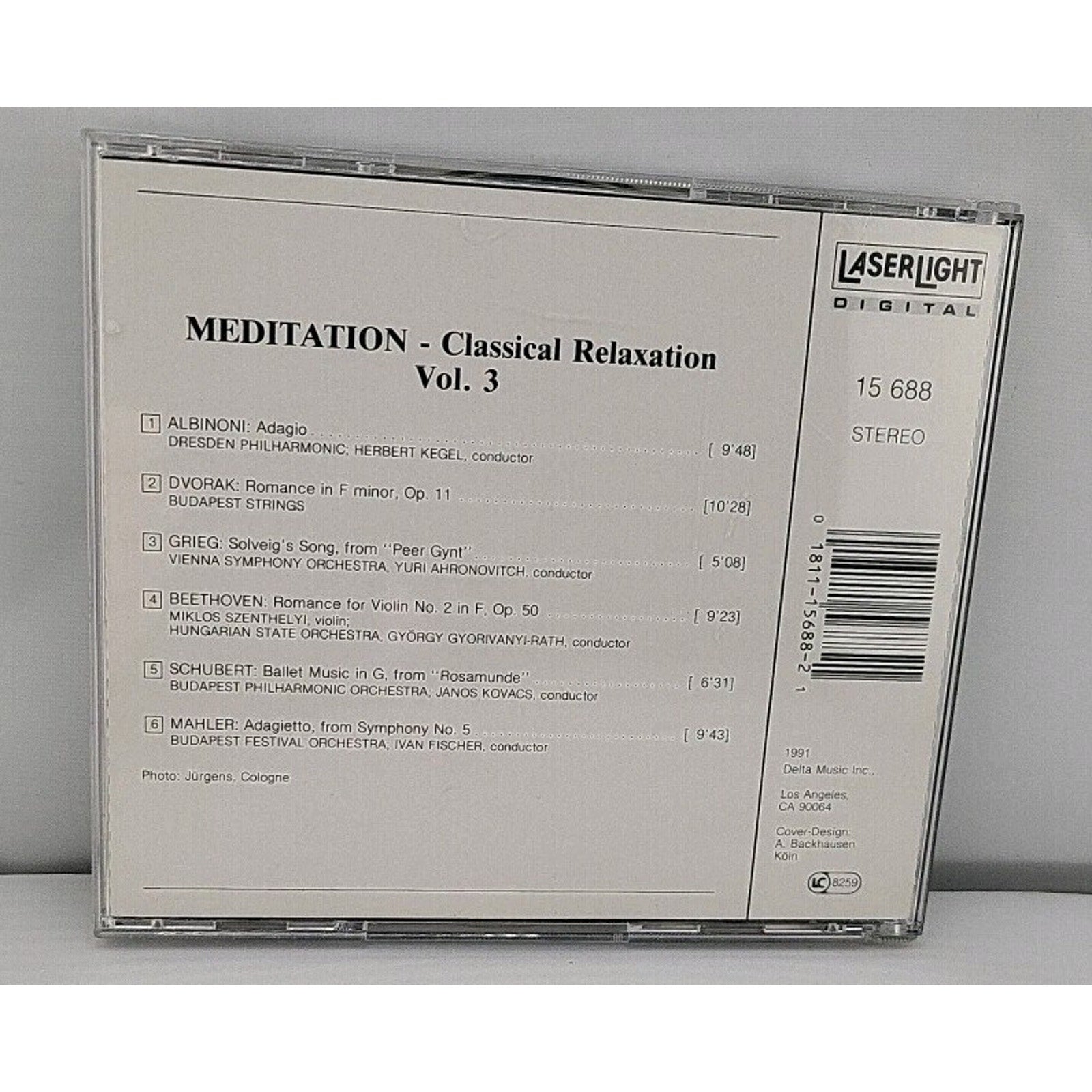 Vol. 3-Classical Relaxation by Meditation (CD, 1991)