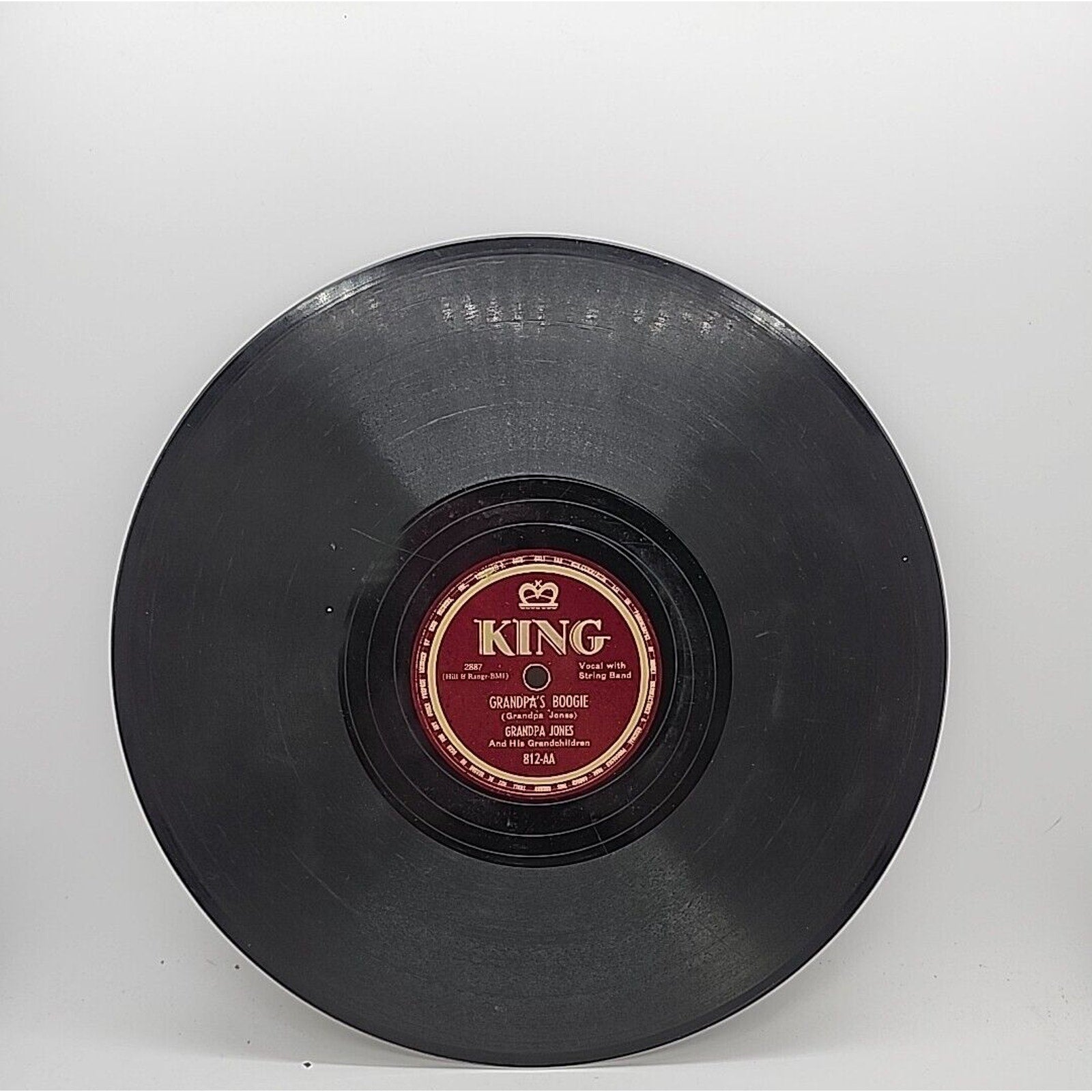Grandpa Jones - King - Weary Lonesome Me (Record)