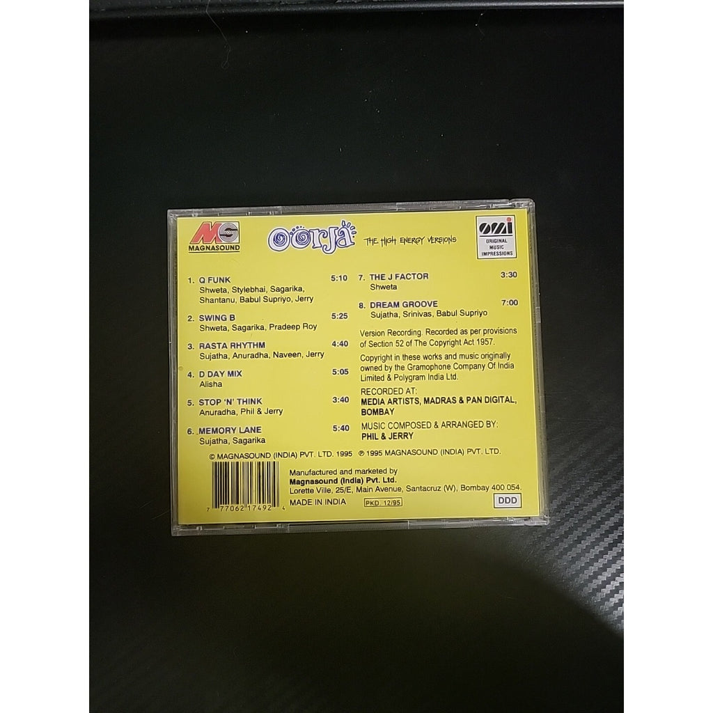 Oorja The High Energy Versions (CD)