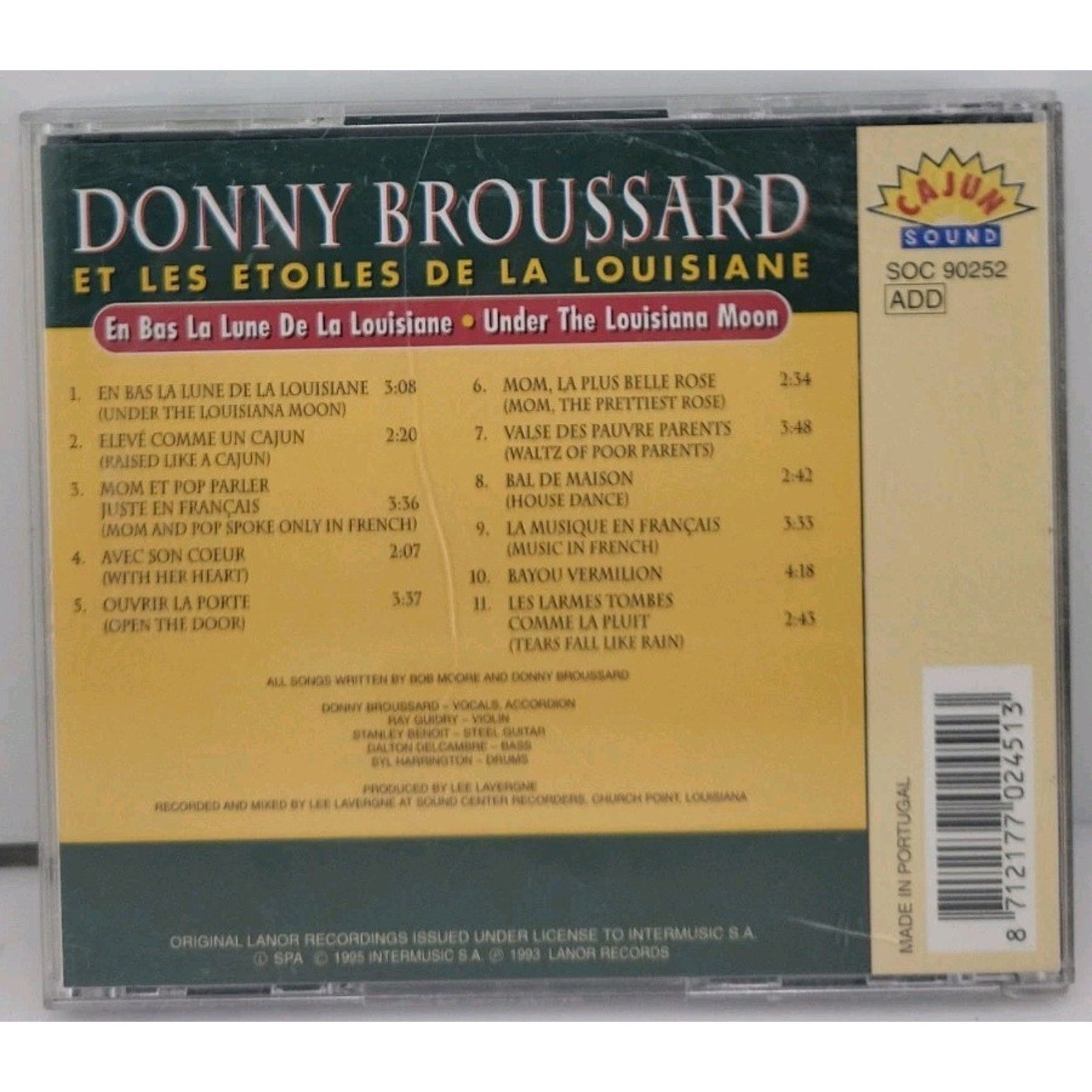 Donny Broussard - Et Les Etoiles De La Louisiane CD
