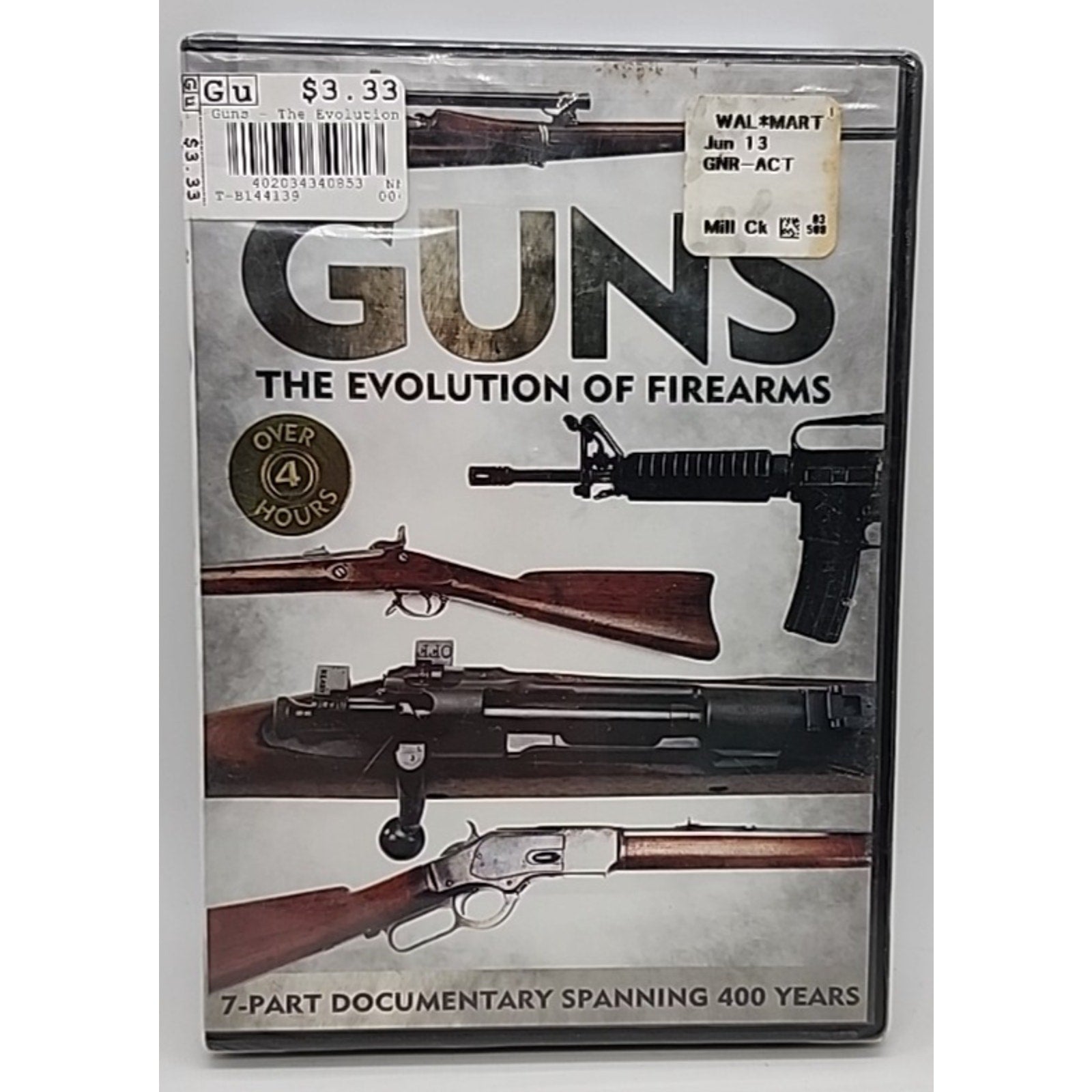 Guns: the Evolution of Firearms (DVD, 2012) *Brand New*