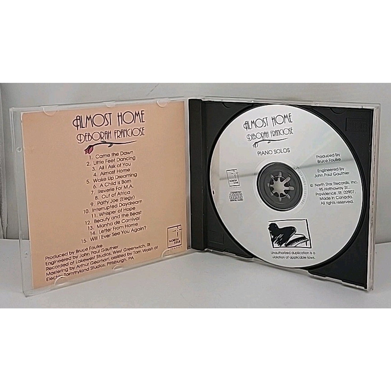 Almost Home by Deborah Franciose (CD, Jul-2004, North Star Music)