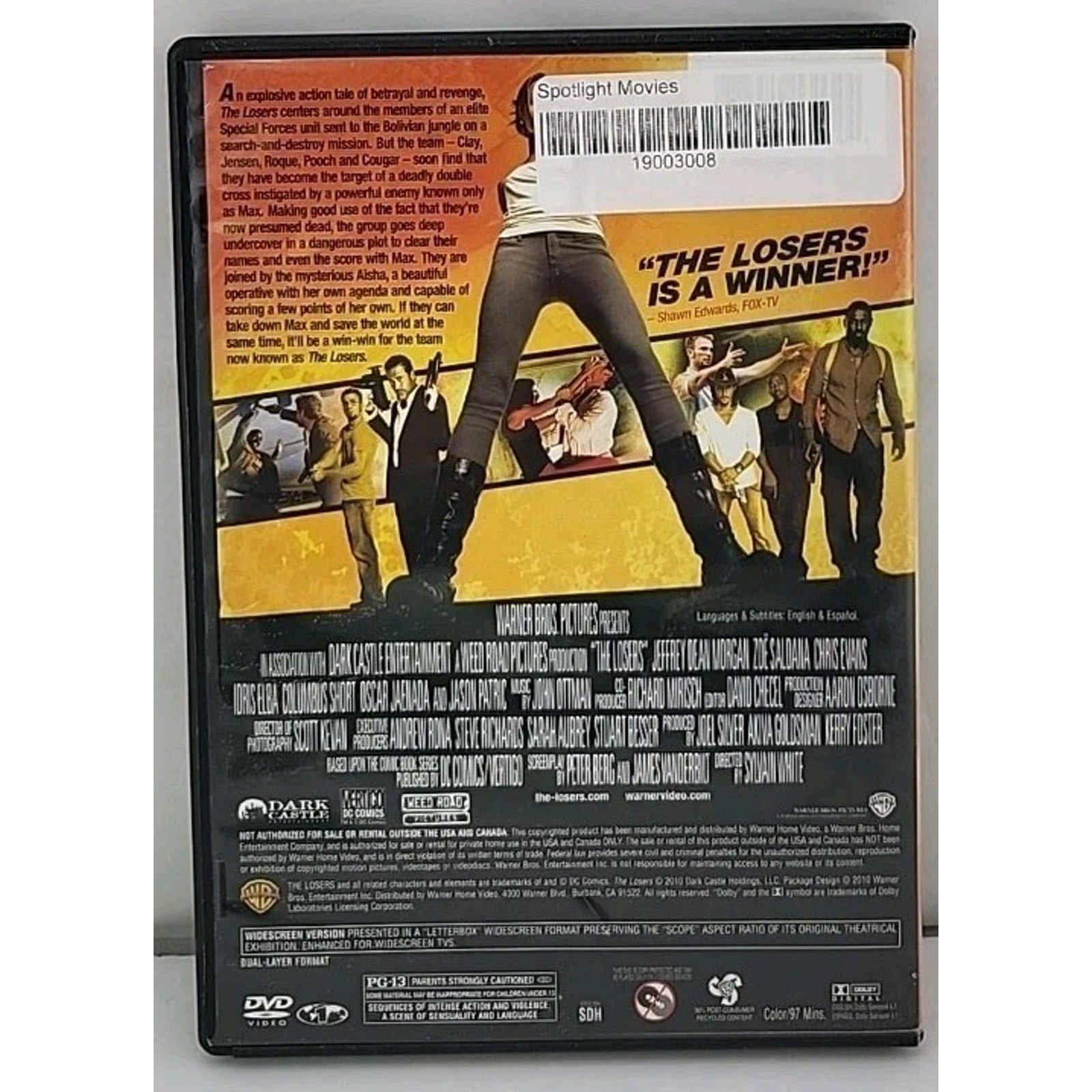 The Losers (DVD, 2010)