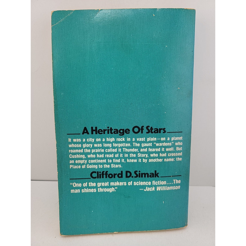 A Heritage of Stars by Clifford D. Simak ~ 1978 Berkeley Books Paperback Novel