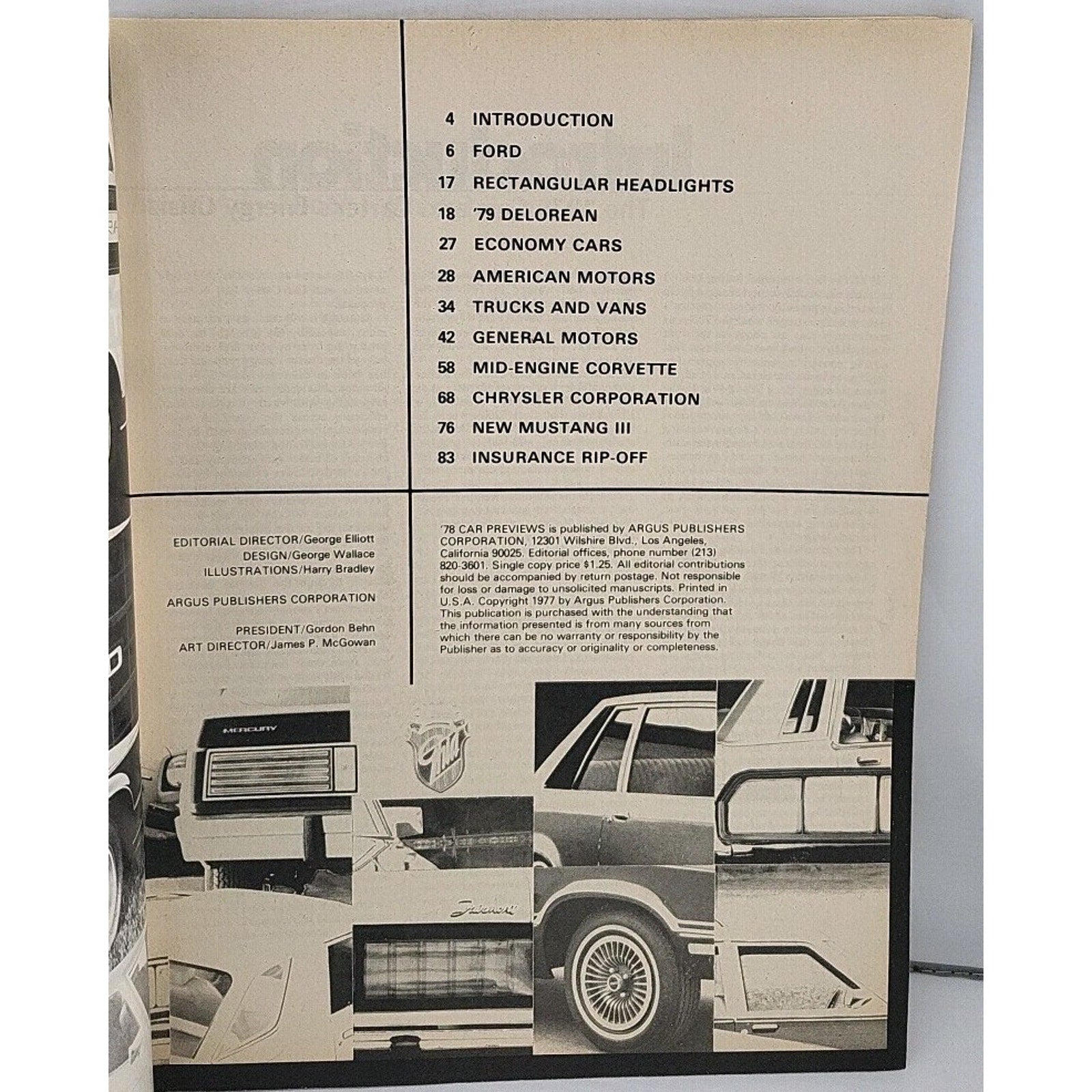 1978 Car Previews Magazine
