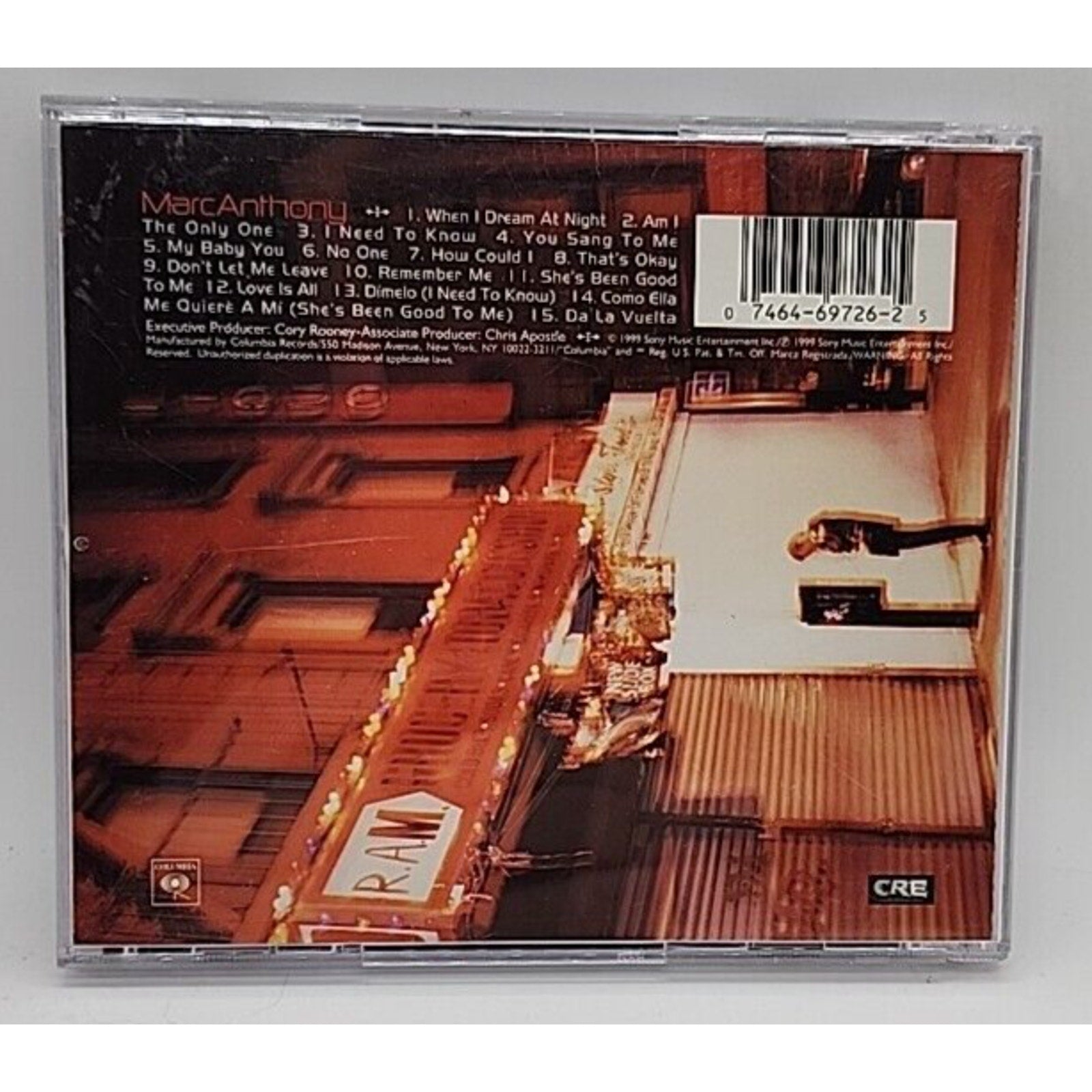 Marc Anthony by Marc Anthony (CD, 1999)