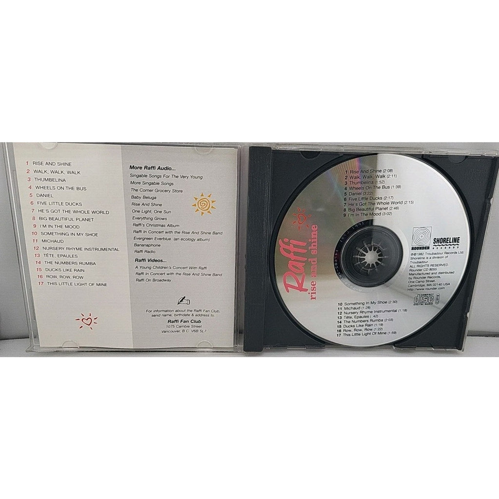 Rise & Shine by Raffi (CD, 1996)