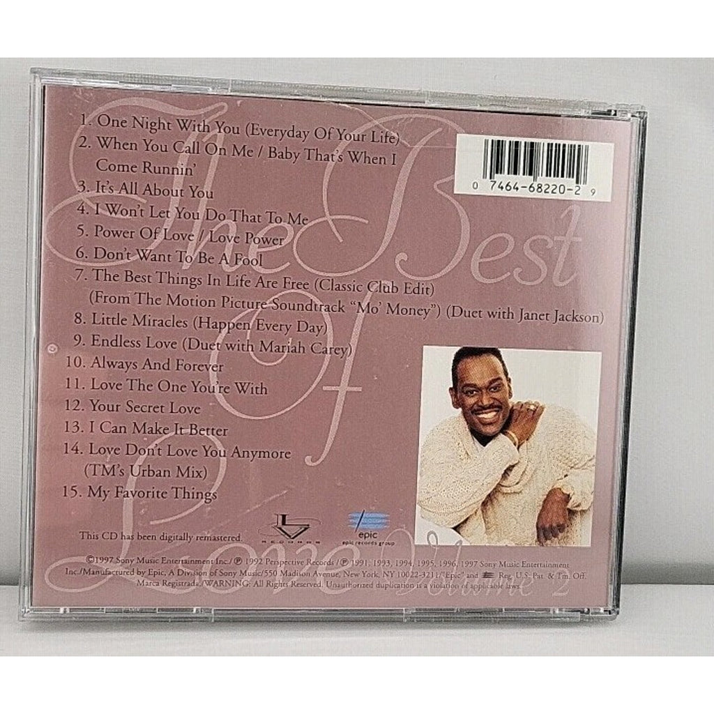 Vol. 2-One Night with You-Best by Luther Vandross (CD, 1997)