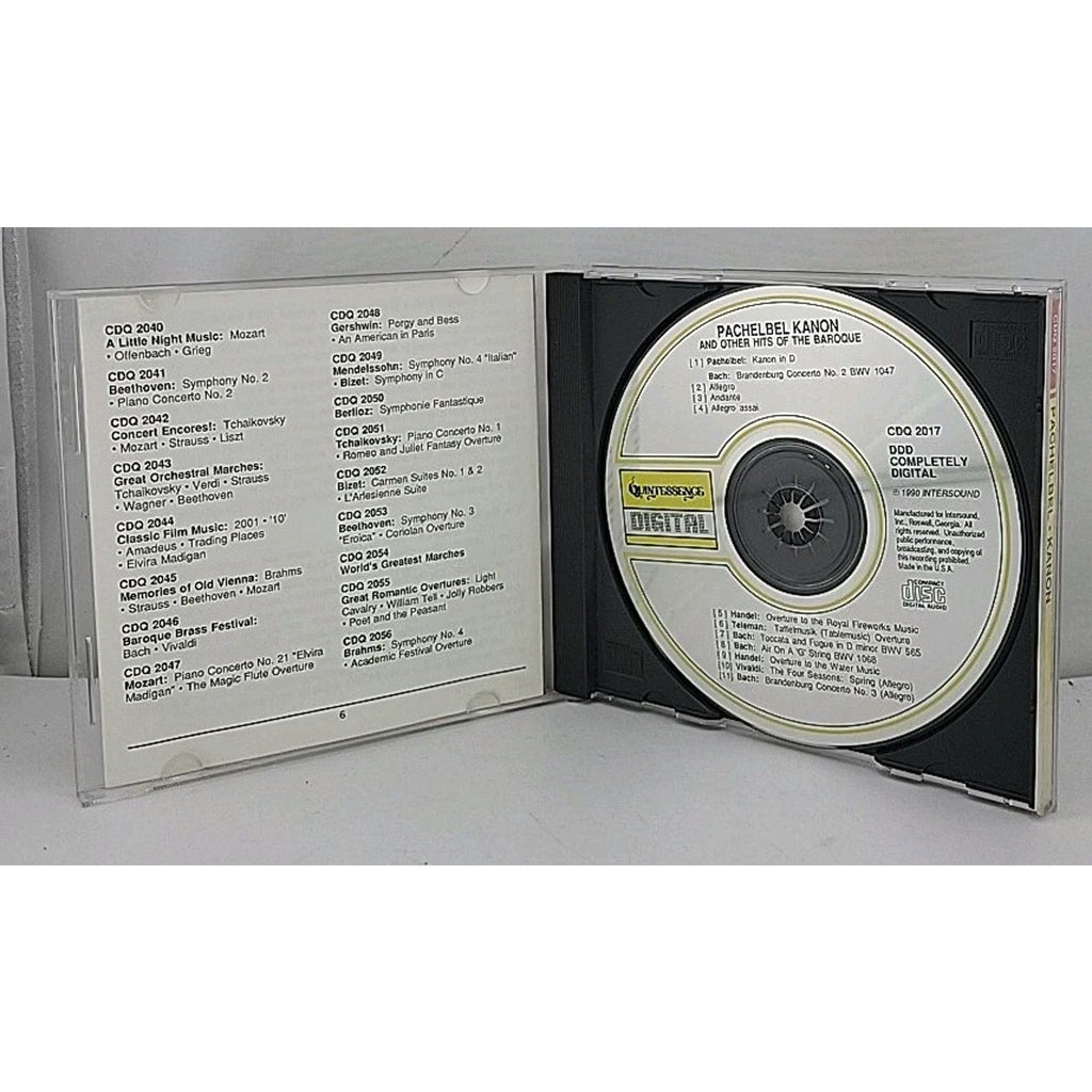 Pachelbel Kanon And Other Hits Of The Baroque CD