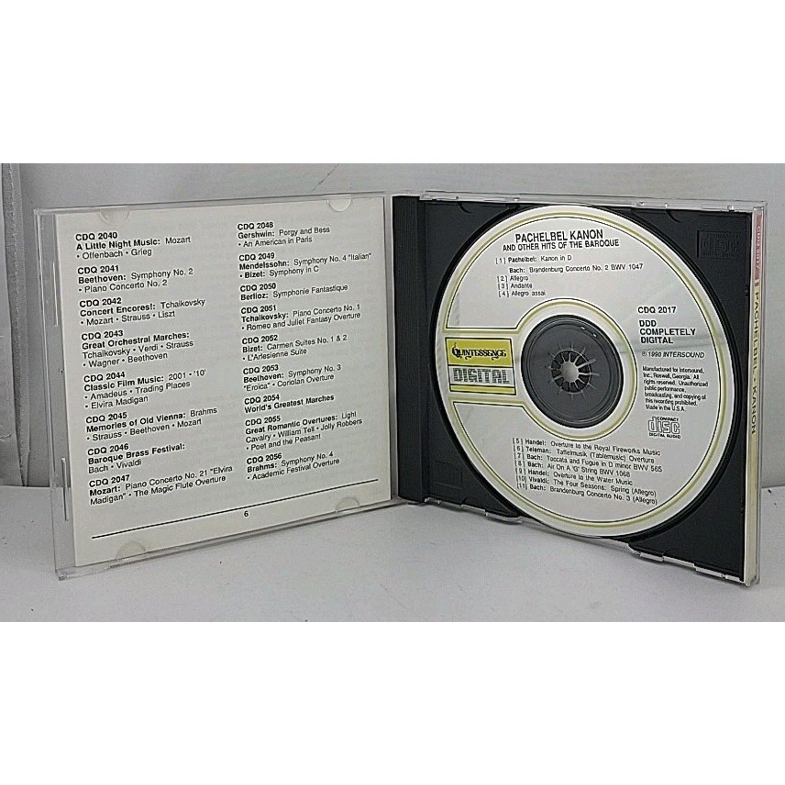 Pachelbel Kanon And Other Hits Of The Baroque CD