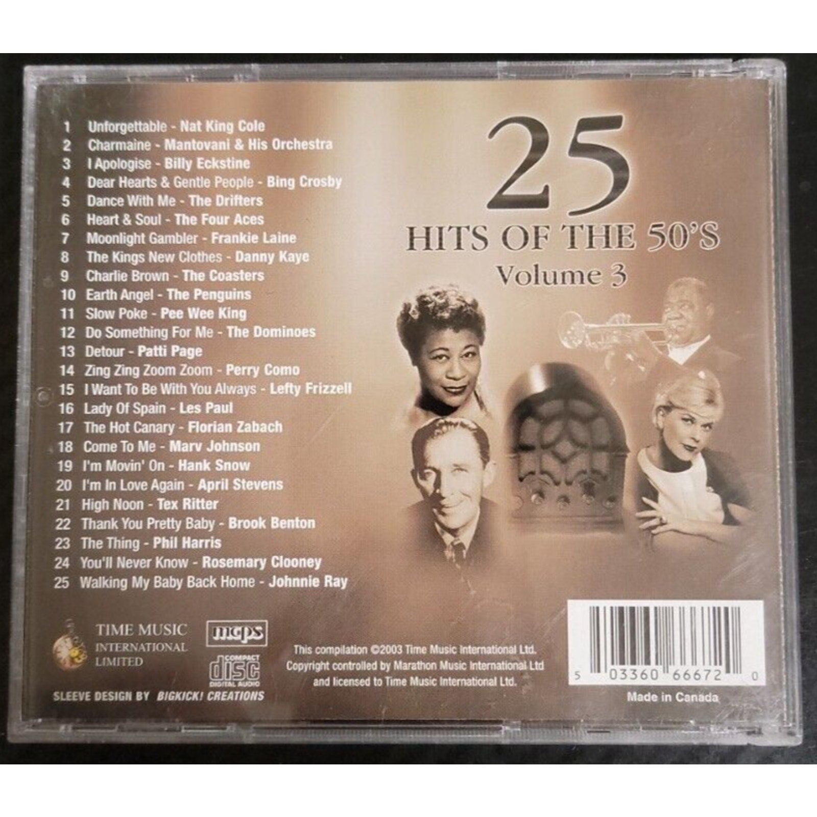 25 Hits of the 50's - Volume 3 (CD)
