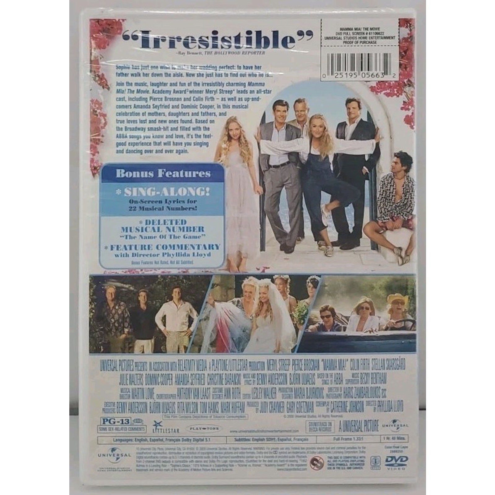 Mamma Mia! (DVD, 2008) *Brand New*