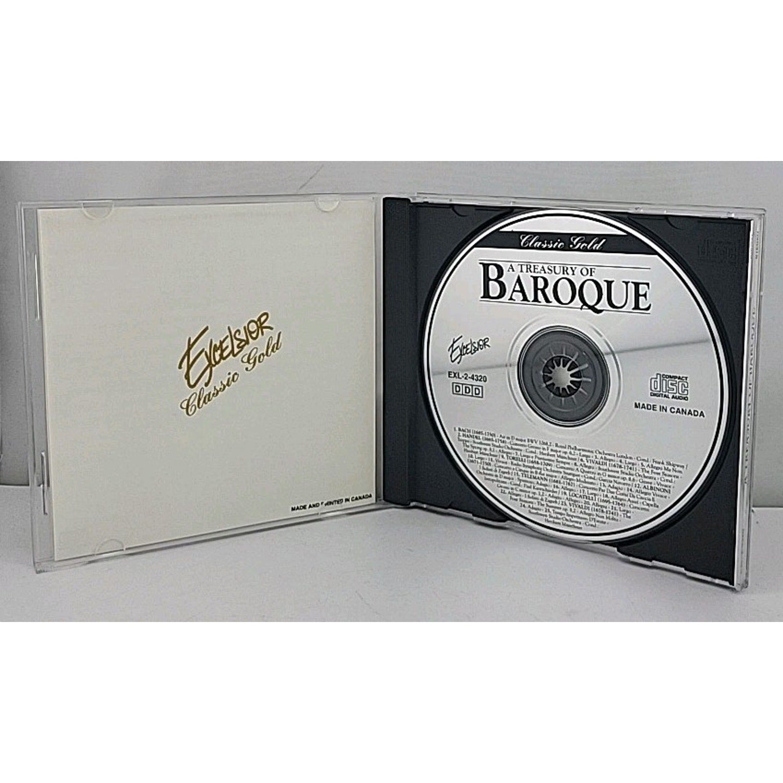 A Treasury of Baroque - Audio CD By Johann Sebastian Bach