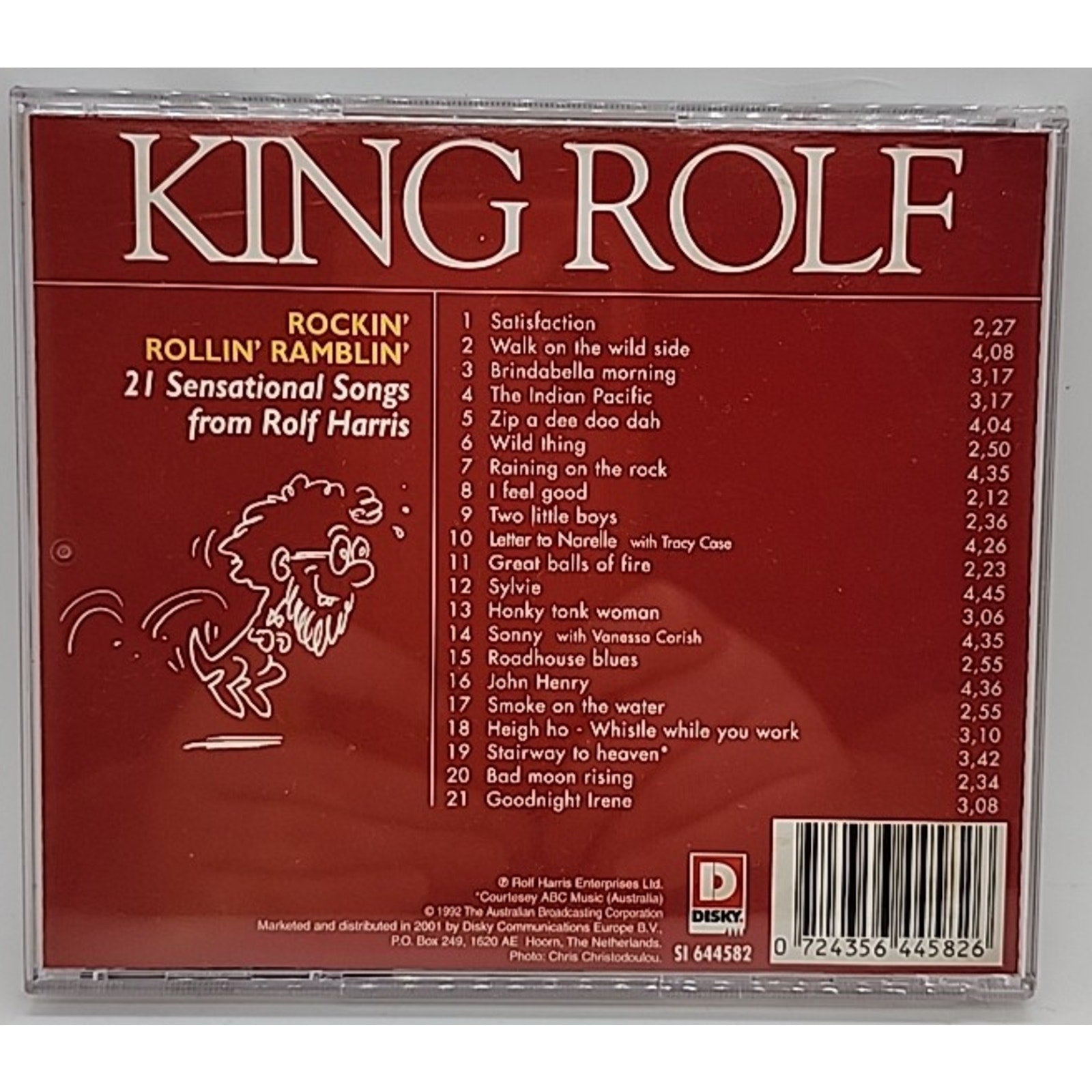Rockin' Rollin' Ramblin' by Rolf Harris (CD, May-2001, Disky)