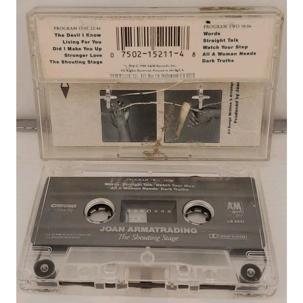 The Shouting Stage by Joan Armatrading (Cassette, 1988, A&M (USA))