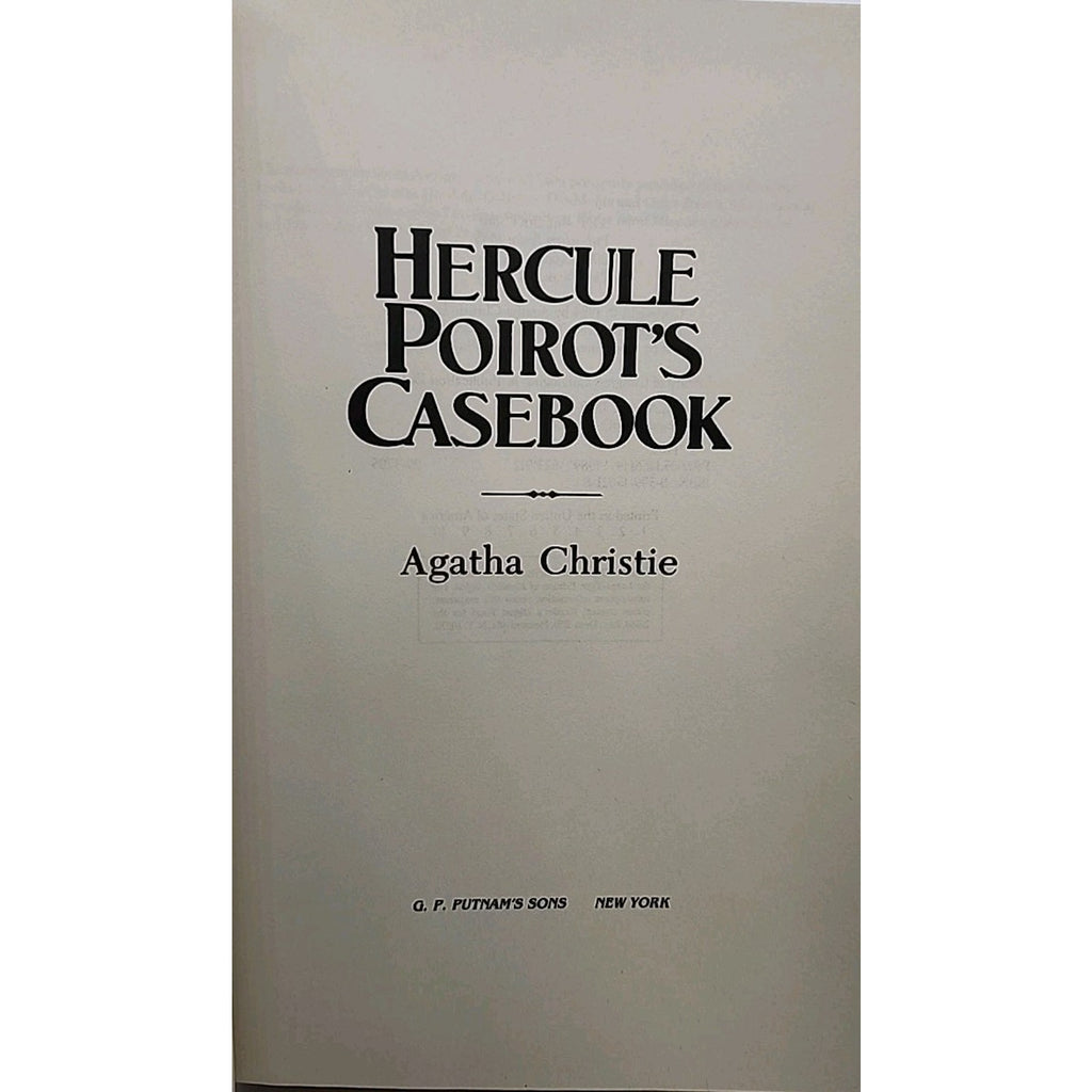 Hercule Poirot's Casebook by Christie, Agatha (Hardcover)