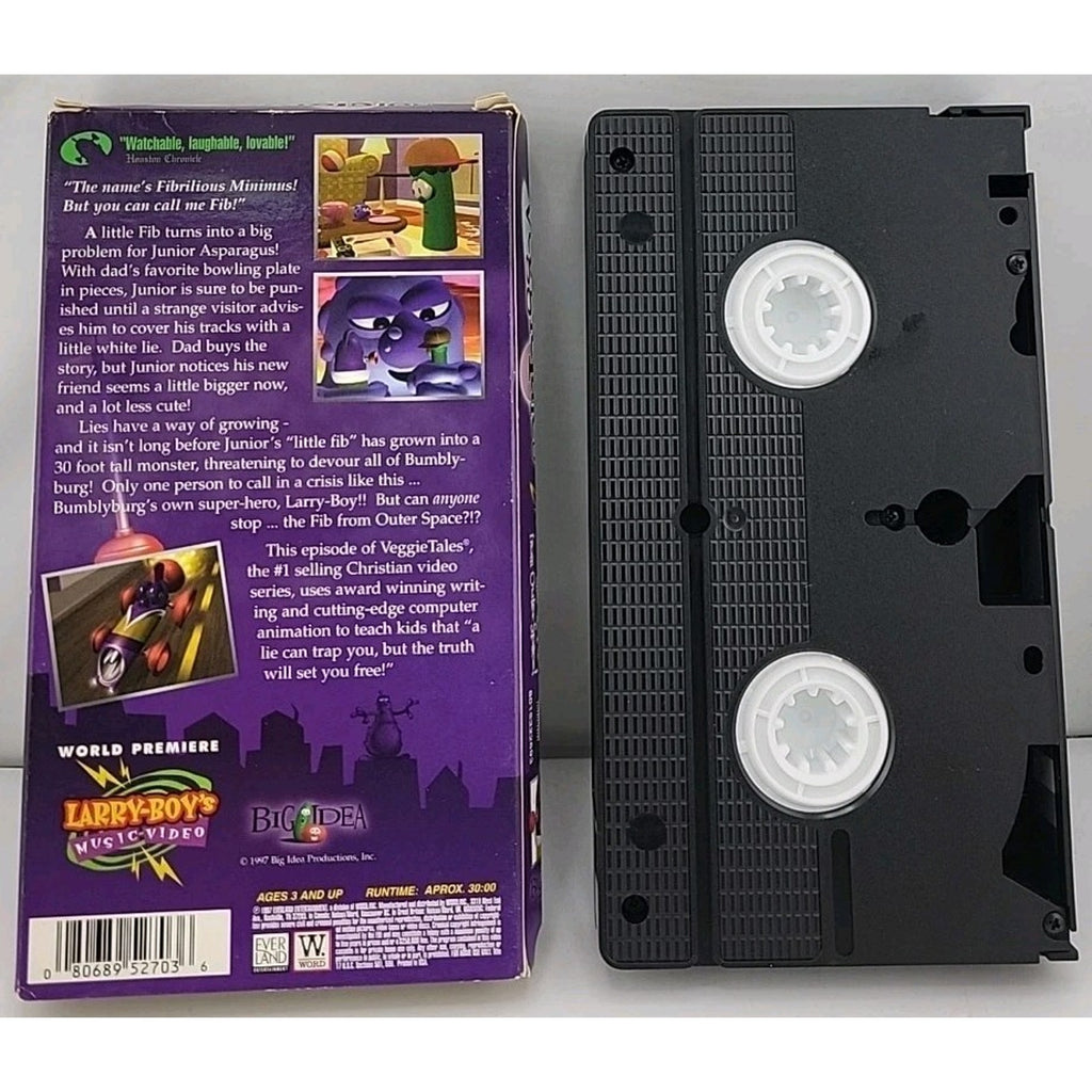 VeggieTales - Larry-Boy & the Fib from Outer Space VHS 1997