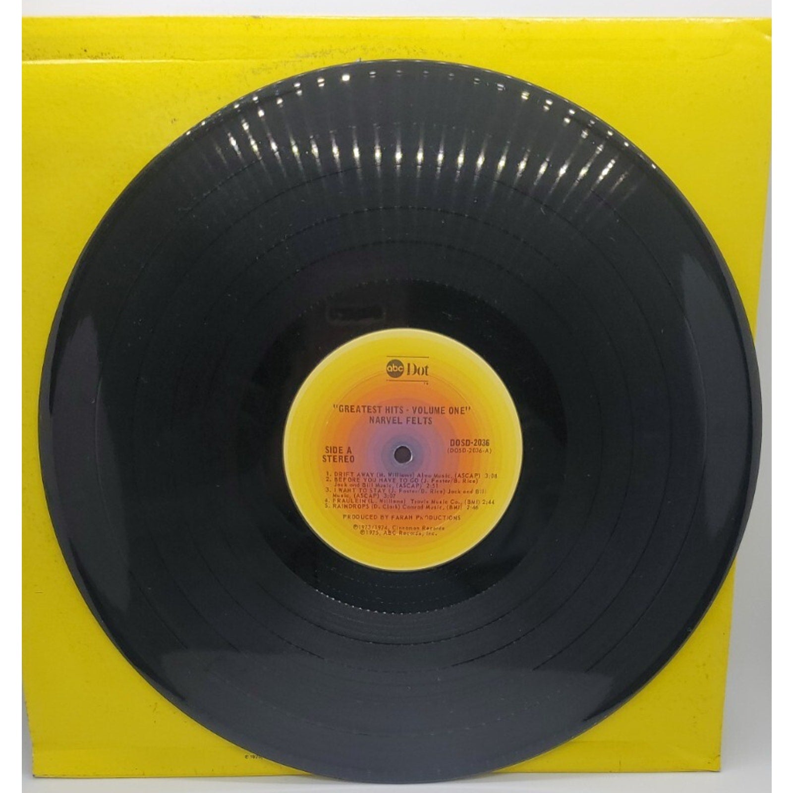 Narvel Felts Greatest Hits Vol 1 (Record)